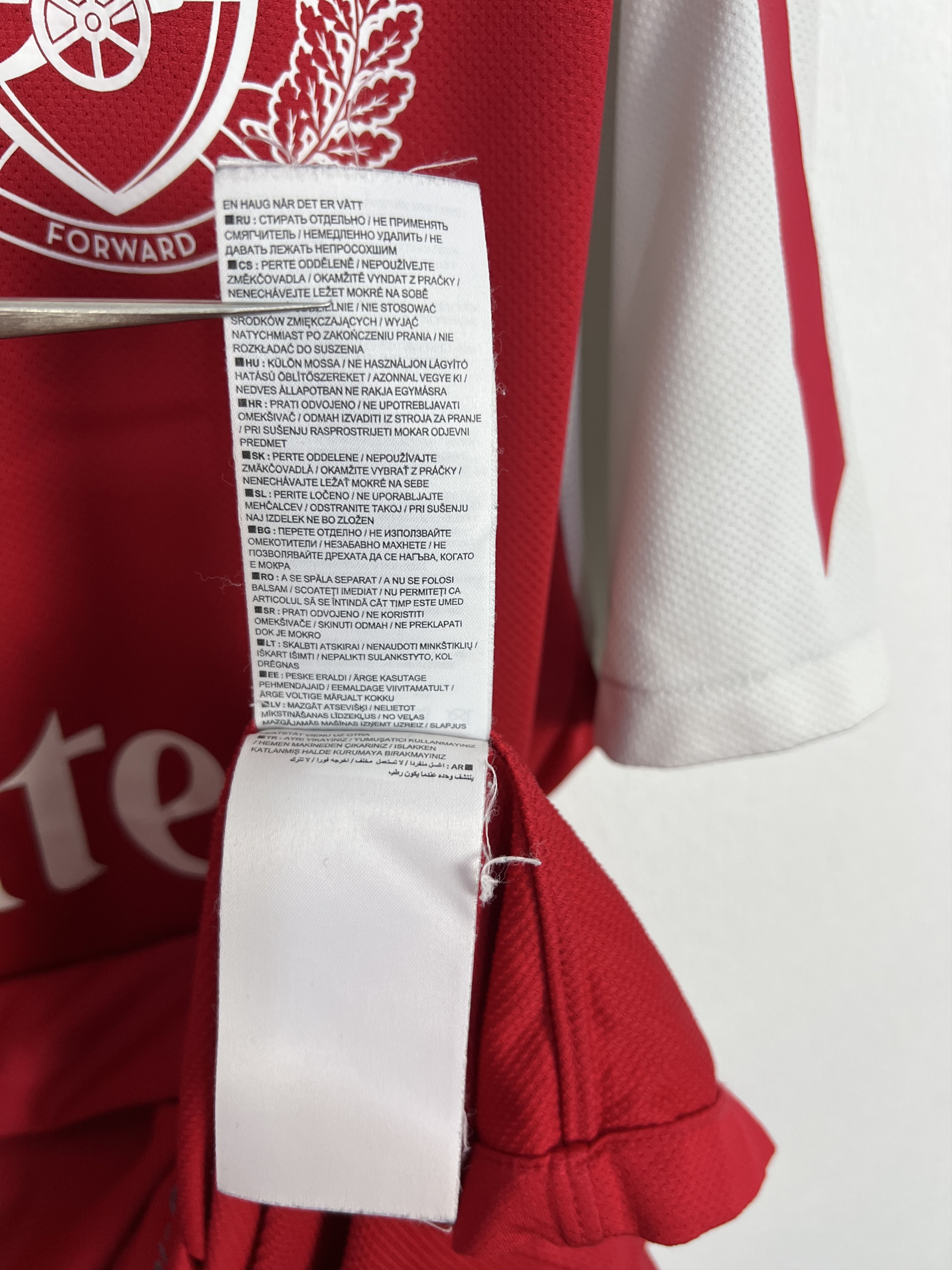 Nike Arsenal Home football shirt 2011 Soccer Nike Gunners 3XL Size US XXL / EU 58 / 5 - 13 Thumbnail