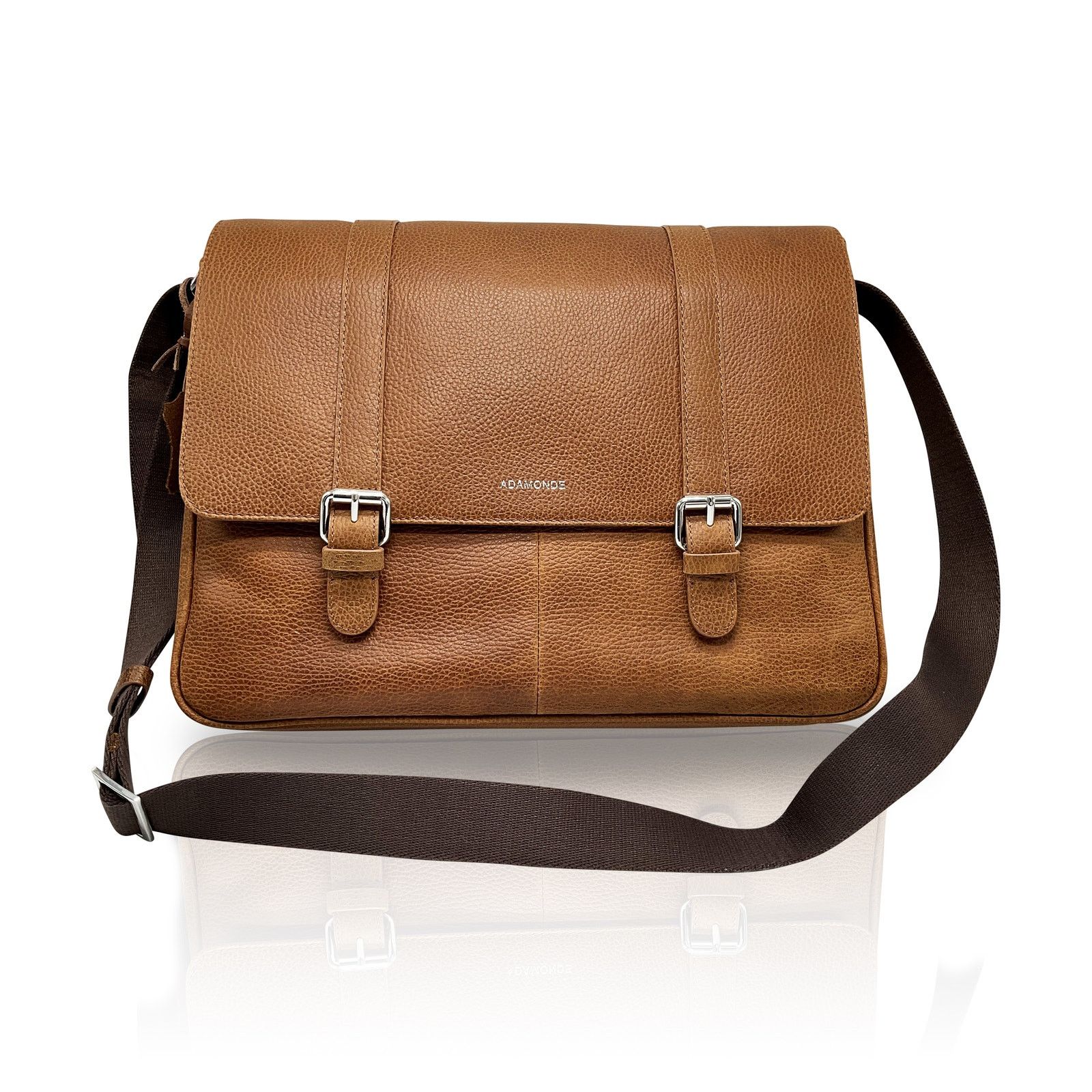 Handmade Messenger bag, laptop bag, travel bag for men and women Size ONE SIZE - 1 Thumbnail
