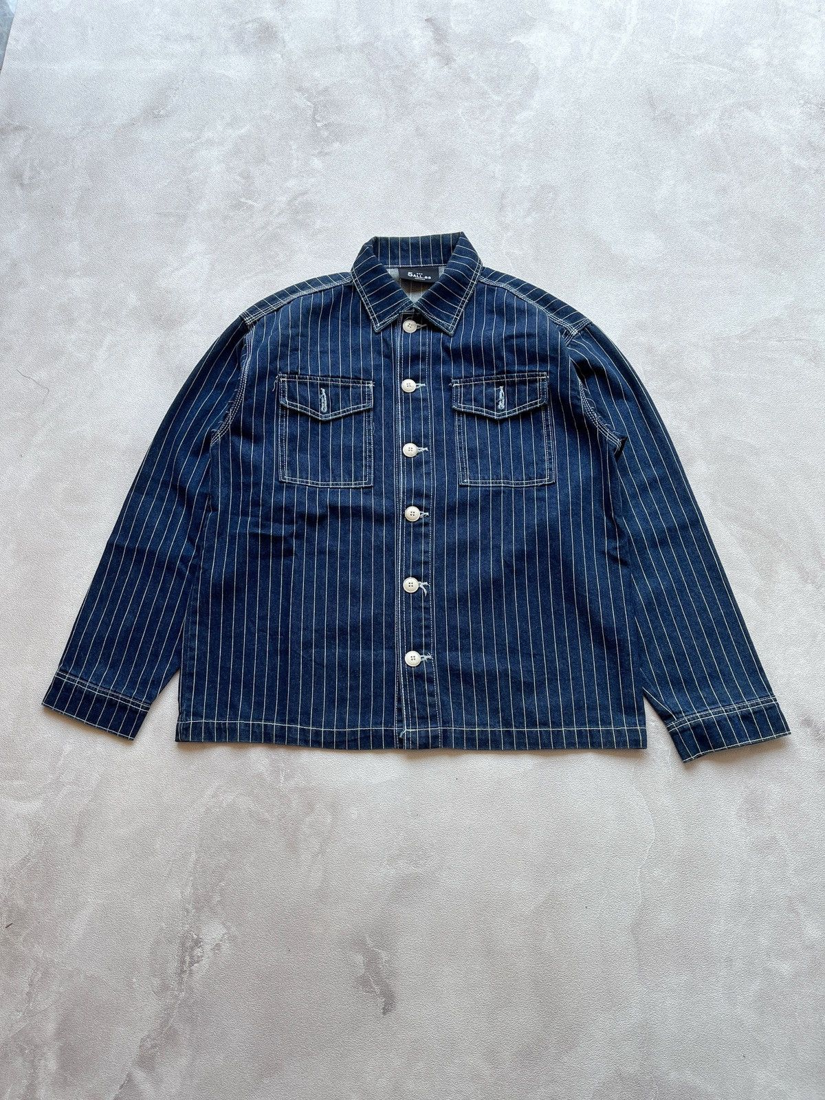 Japanese Brand Urban Casual Hickory Double Pocket WorkJacket Size US L / EU 52-54 / 3 - 1 Thumbnail