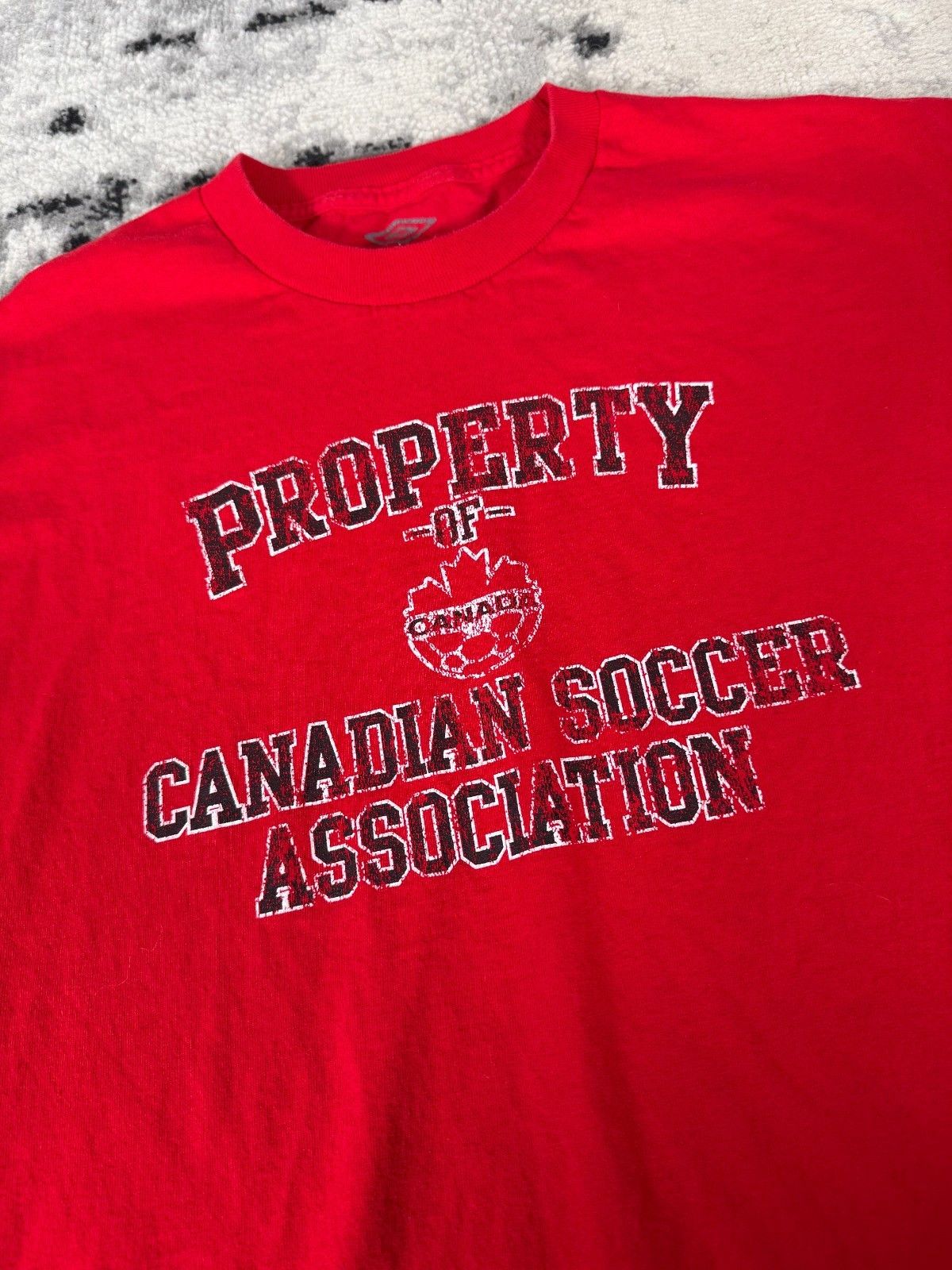 Umbro Umbro Canadian Soccer Association Football T-Shirt Size US L / EU 52-54 / 3 - 3 Thumbnail