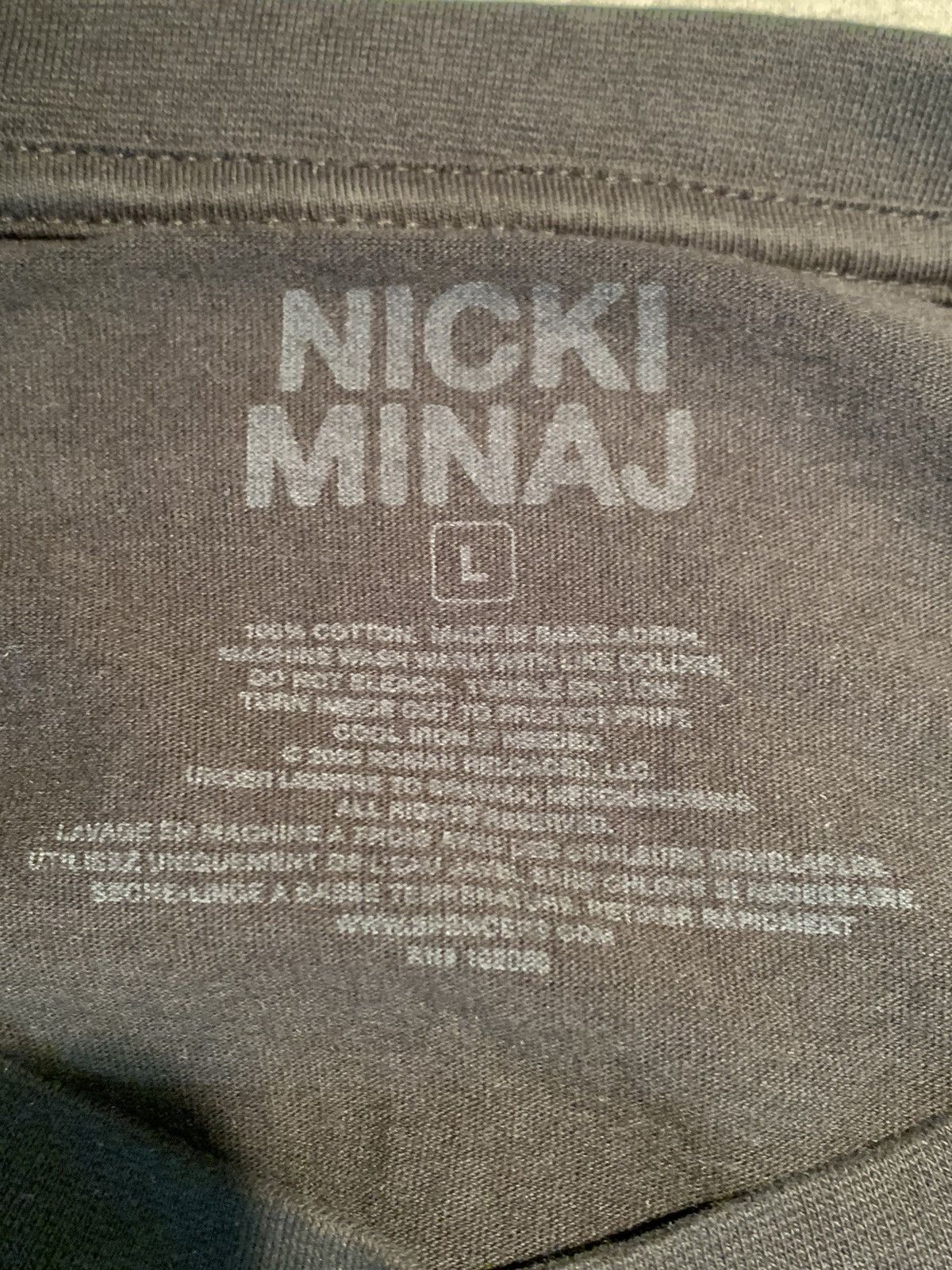 Band Tees × Rap Tees *RARE* Nicki Minaj Beam Me Up Scotty Art Rap Tee Shirt - L Size US L / EU 52-54 / 3 - 5 Thumbnail