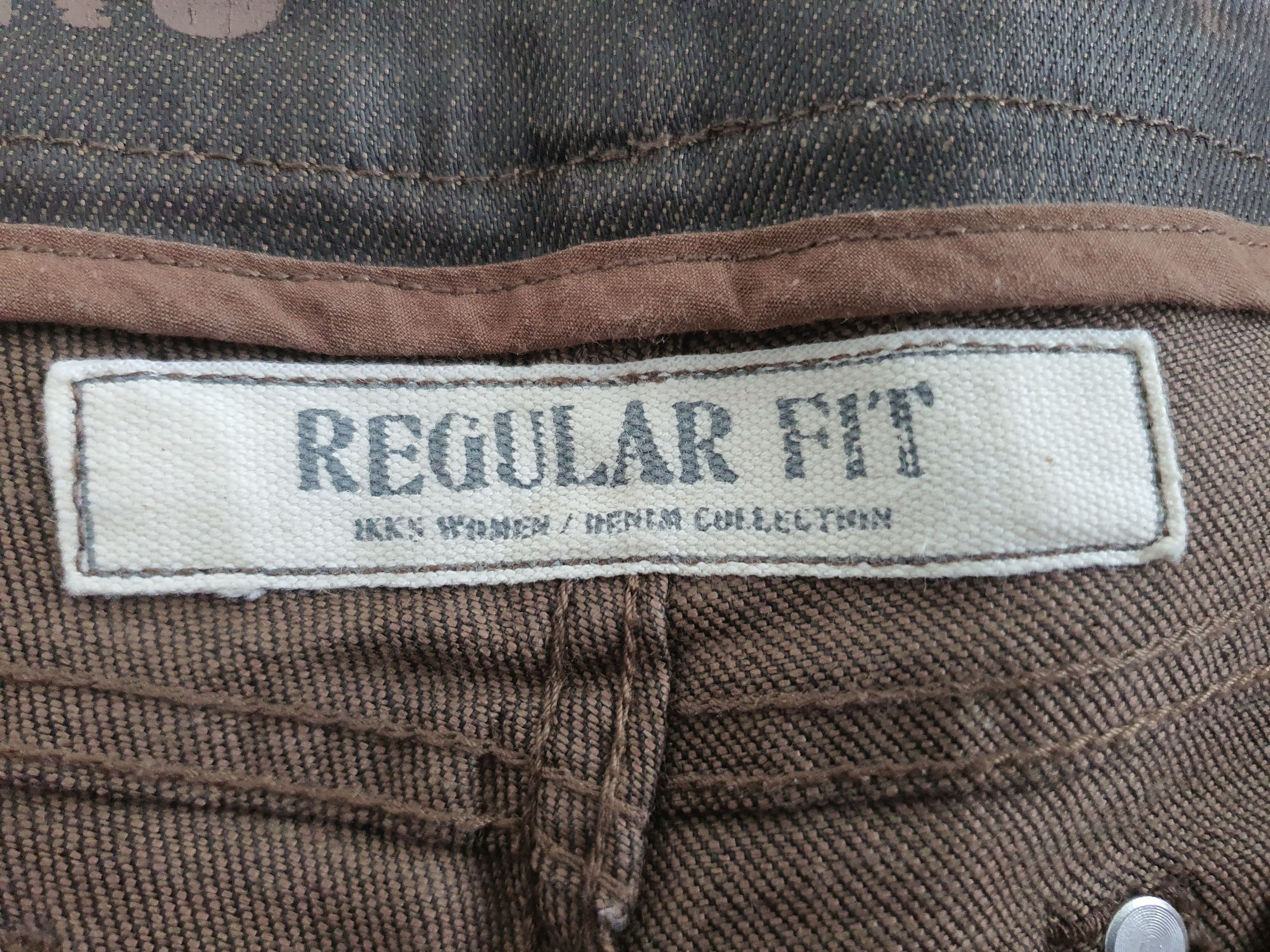 IKKS 0.616 Women's Denim Jeans - Regular Fit - Brown Size 28" / US 6 / IT 42 - 6 Thumbnail