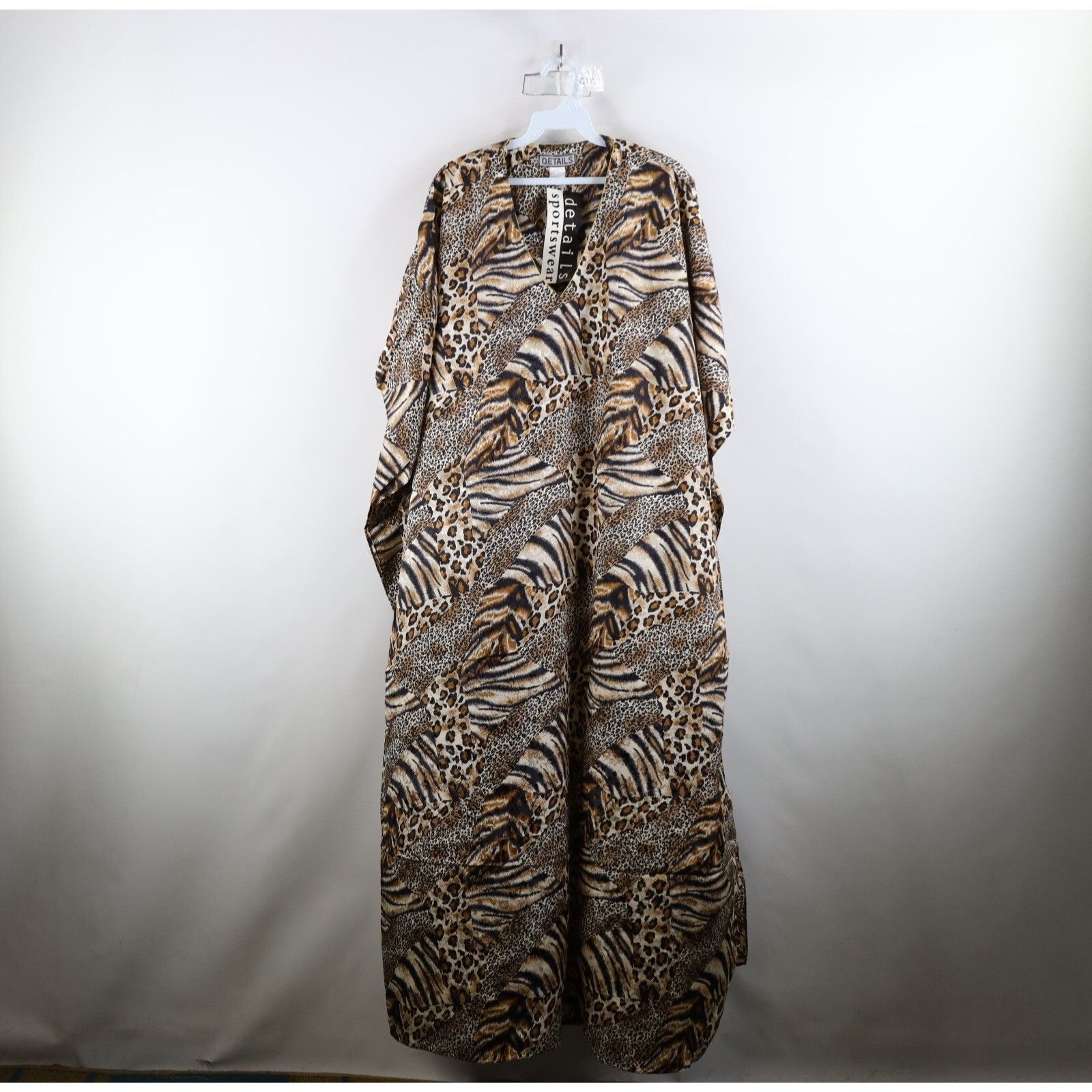 Vintage Deadstock Vintage 90s Streetwear Leopard Sleep Night Gown Size ONE SIZE - 1 Thumbnail