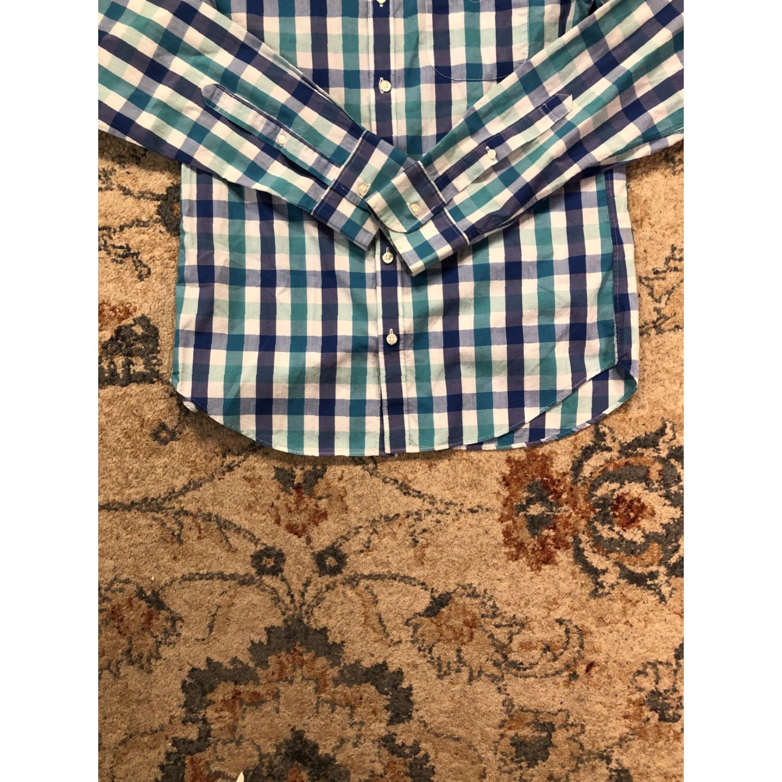 Bonobos Bonobos Shirt Mens M Blue Check Slim Fit Button Down Long Sleeve Casual Size US M / EU 48-50 / 2 - 5 Thumbnail