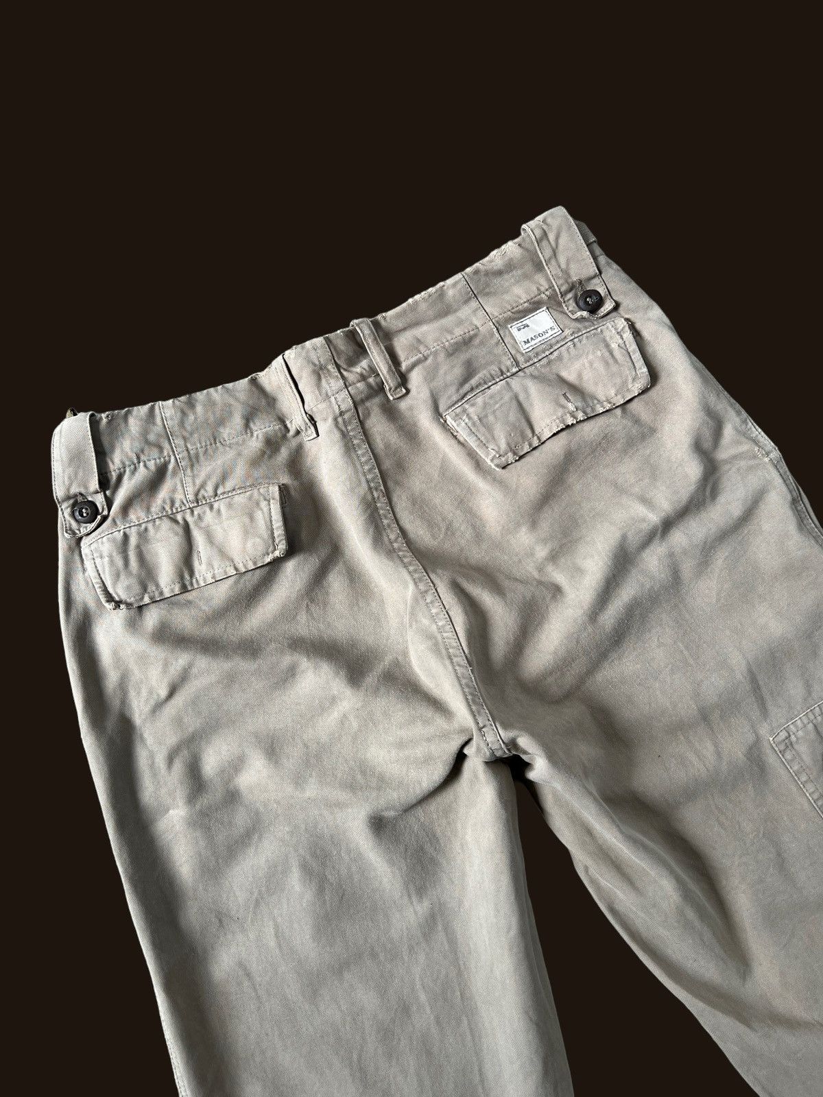 Mason's Masons Multipocket Distressed Cargo Pants Size US 32 / EU 48 - 10 Thumbnail