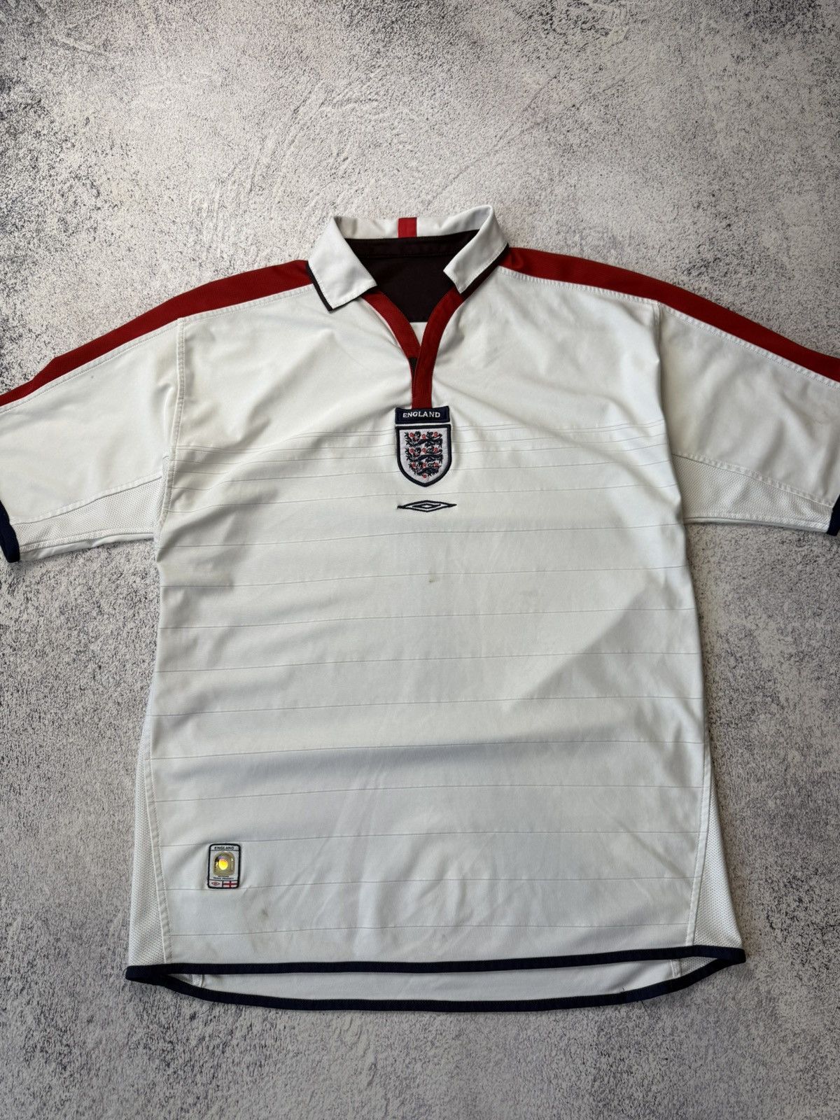 Umbro England reversible football shirt 2002 World Cup Umbro Size US L / EU 52-54 / 3 - 6 Thumbnail