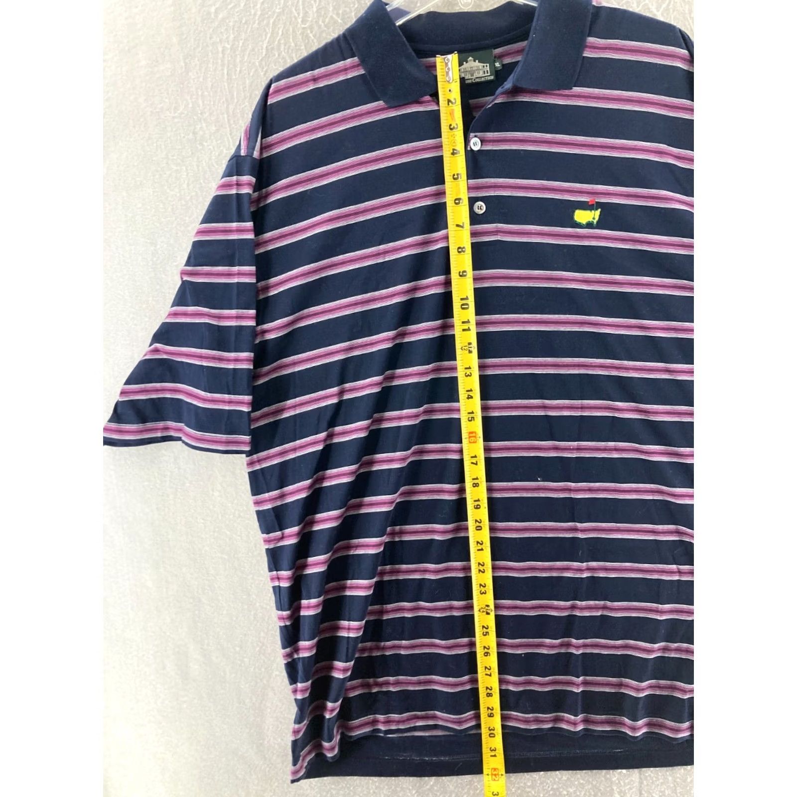 Vintage Vintage Masters Polo Mens XL Striped Clubhouse Collection Shirt Size US XL / EU 56 / 4 - 3 Thumbnail