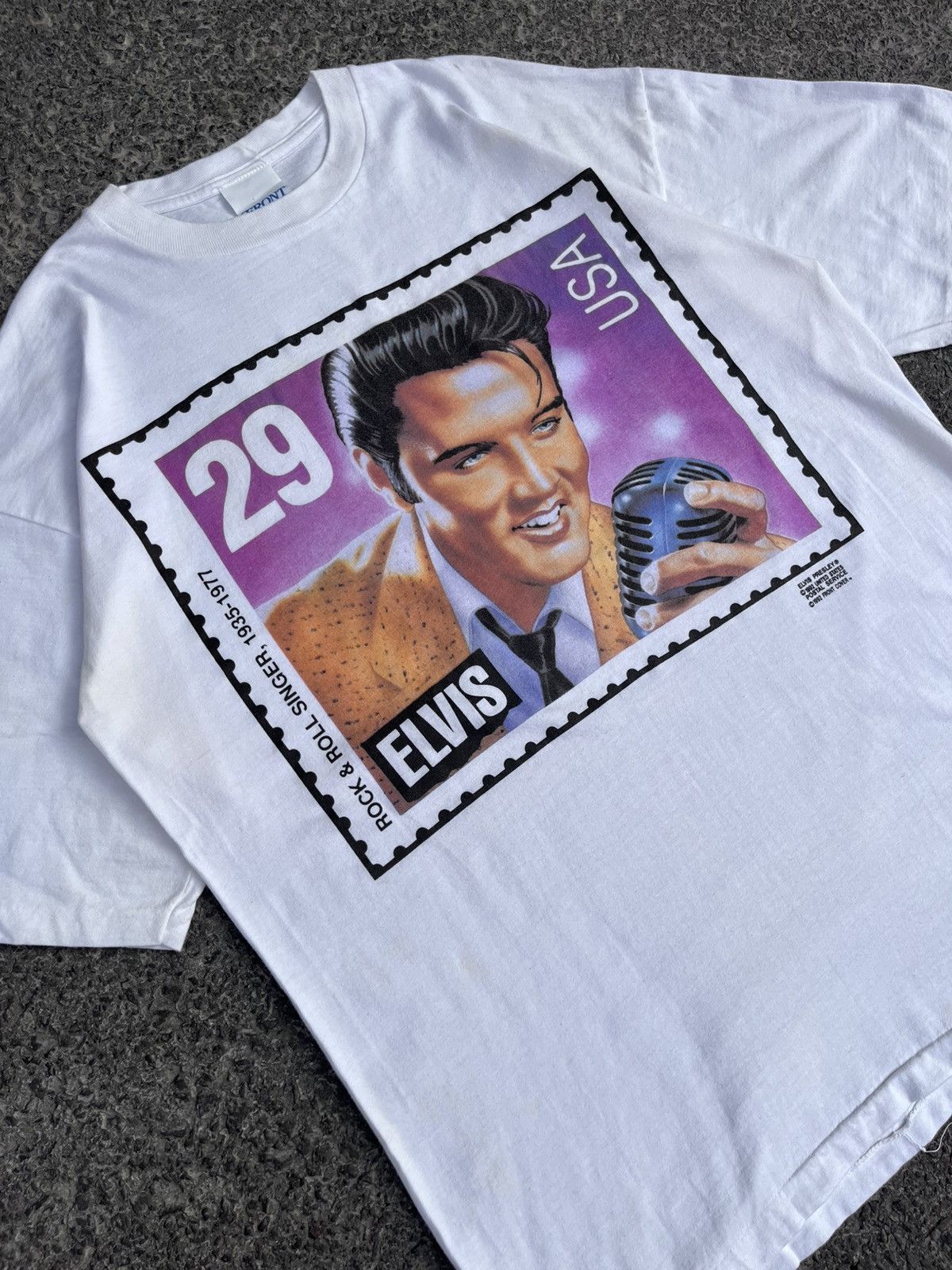Vintage VINTAGE 1992 ELVIS PRESLEY UNITED STATES POSTAL SERVICE Size US L / EU 52-54 / 3 - 2 Thumbnail