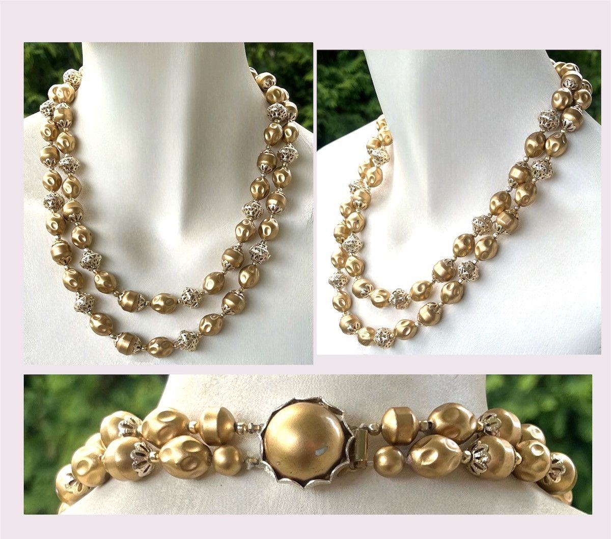 Vintage Vintage Necklaces Multi Colour Beaded Nested Jewelry Size ONE SIZE - 6 Thumbnail