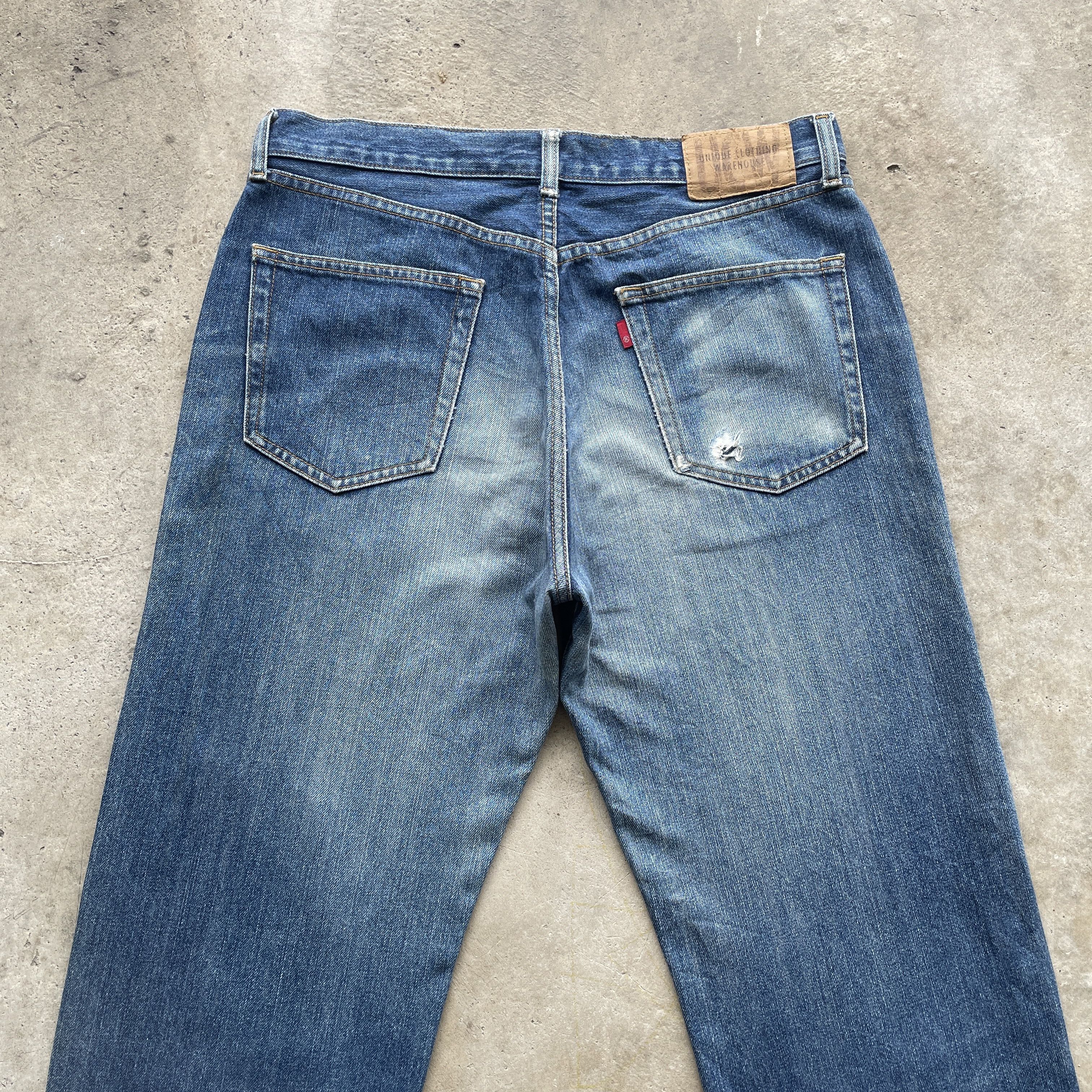 Japanese Brand × Vintage Vintage Distressed Baggy Japan Jeans Faded Denim Pants W33 Size US 33 - 9 Thumbnail