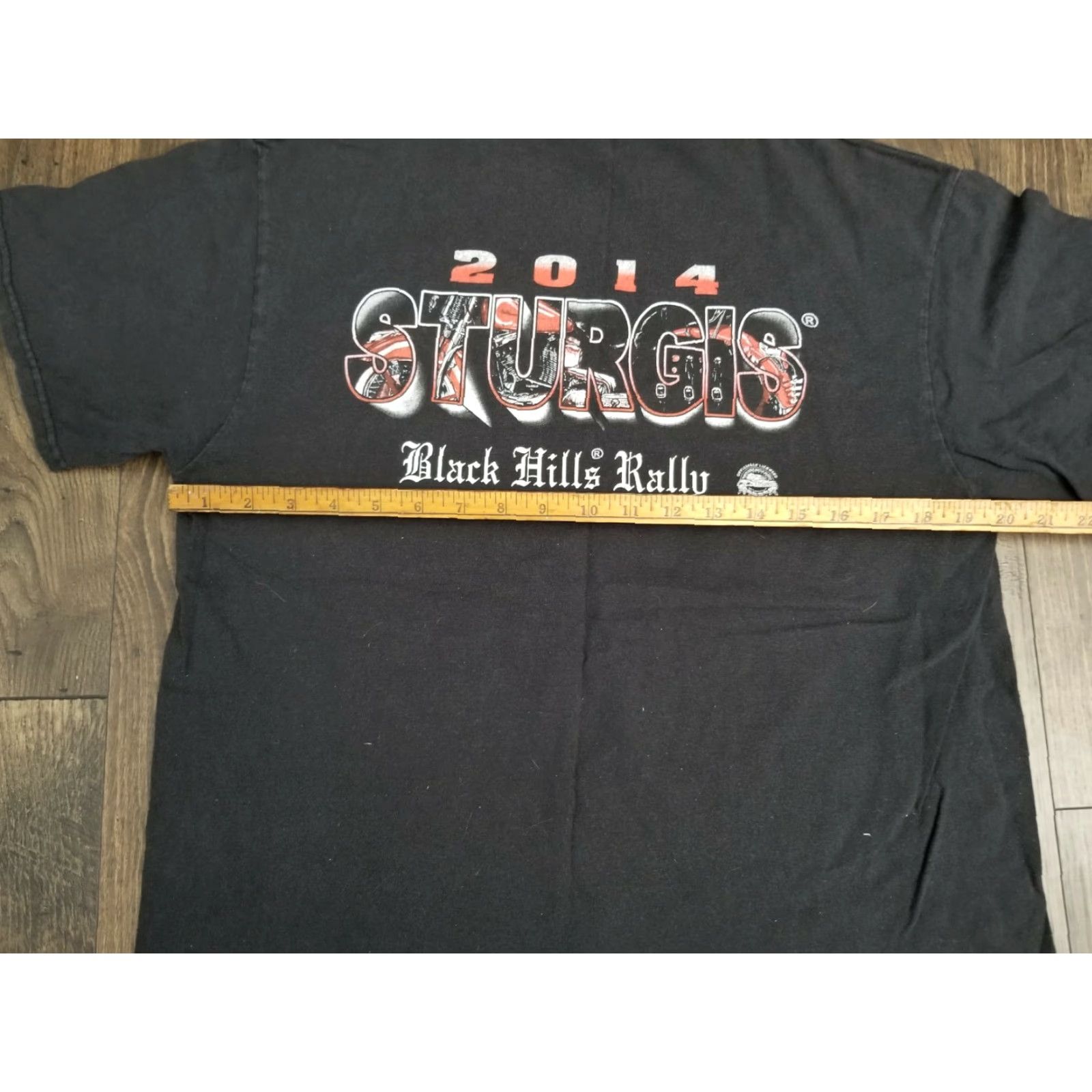 Delta Harley Davidson T-Shirt Mens L Sturgis 2014 74th Black Hills Rally Size US L / EU 52-54 / 3 - 3 Thumbnail