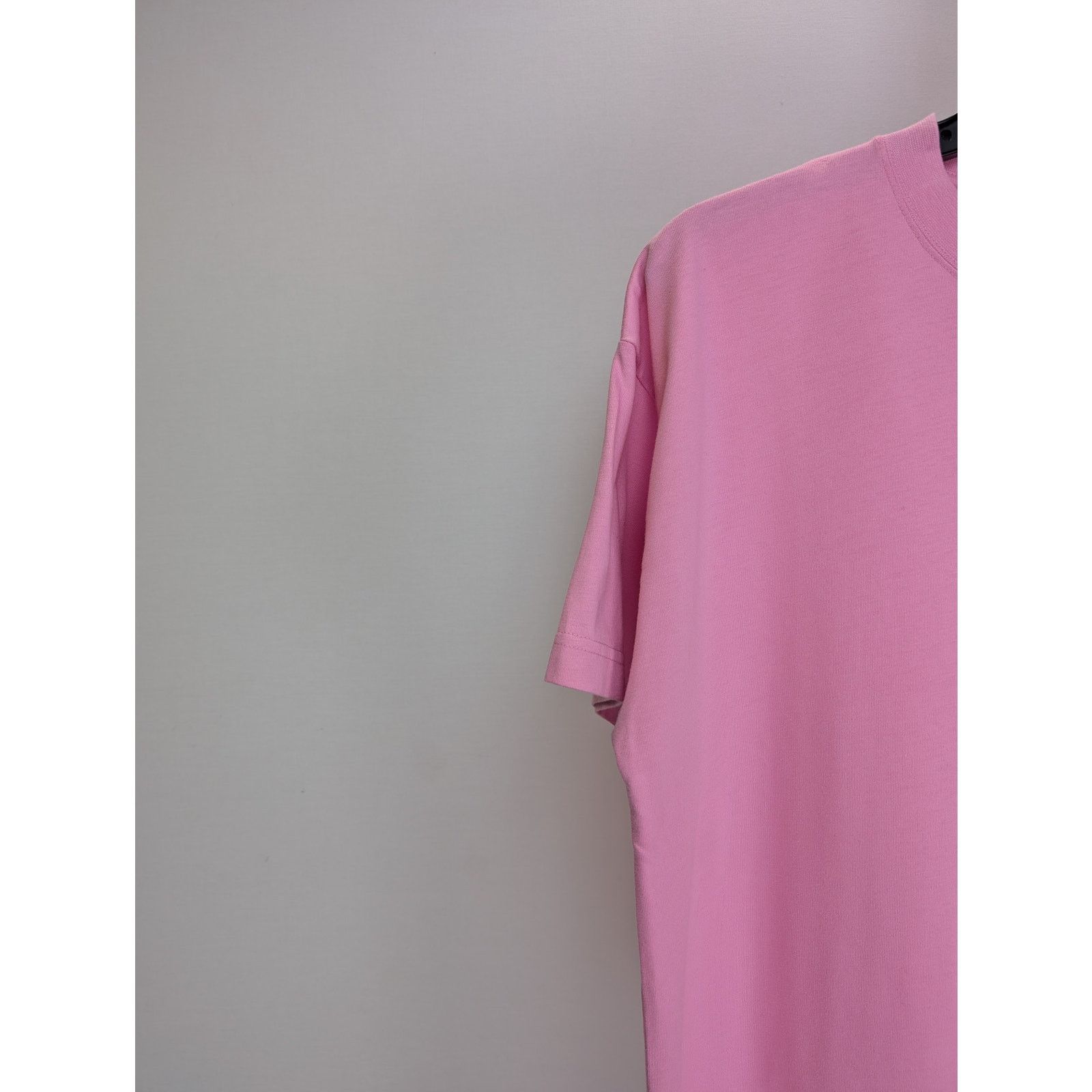 Balenciaga o1rshd1 BB Paris Icon Vintage Jersey Strass T-Shirt in Pink Size US XL / EU 56 / 4 - 3 Thumbnail