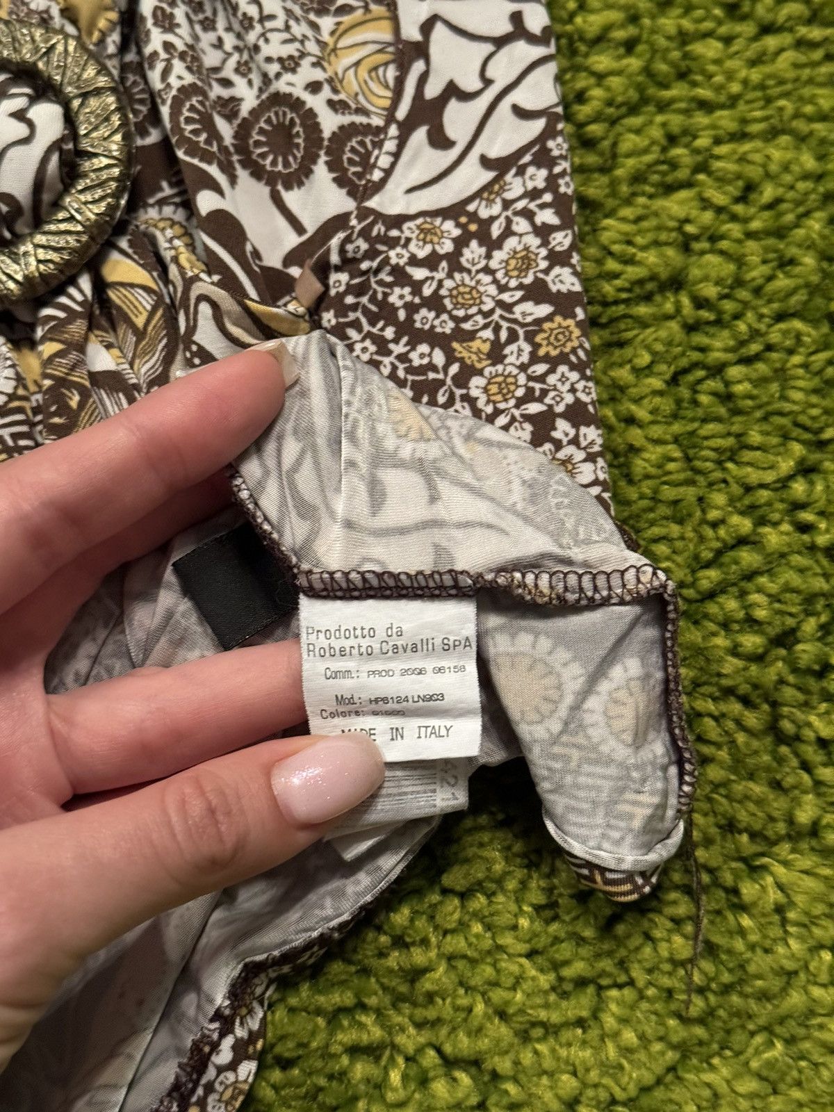 Just Cavalli × Roberto Cavalli × Vintage Roberto Cavalli 2000s vintage floral pattern tank top Y2K Size S / US 4 / IT 40 - 8 Thumbnail