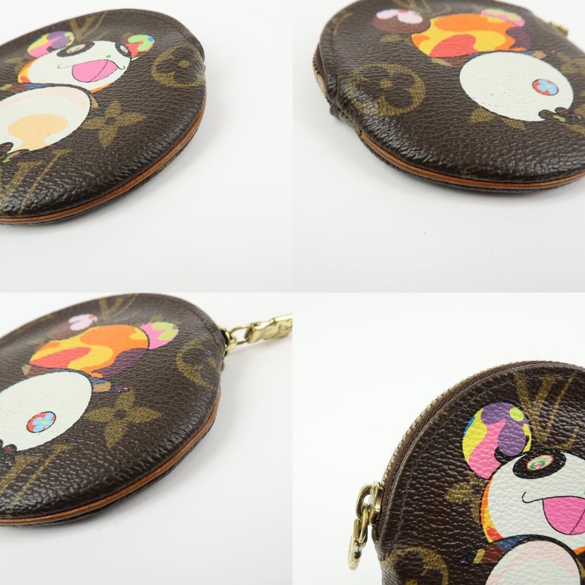 Louis Vuitton Louis Vuitton Monogram Porte-Monnaie Rond Panda Coin Case Size ONE SIZE - 4 Thumbnail