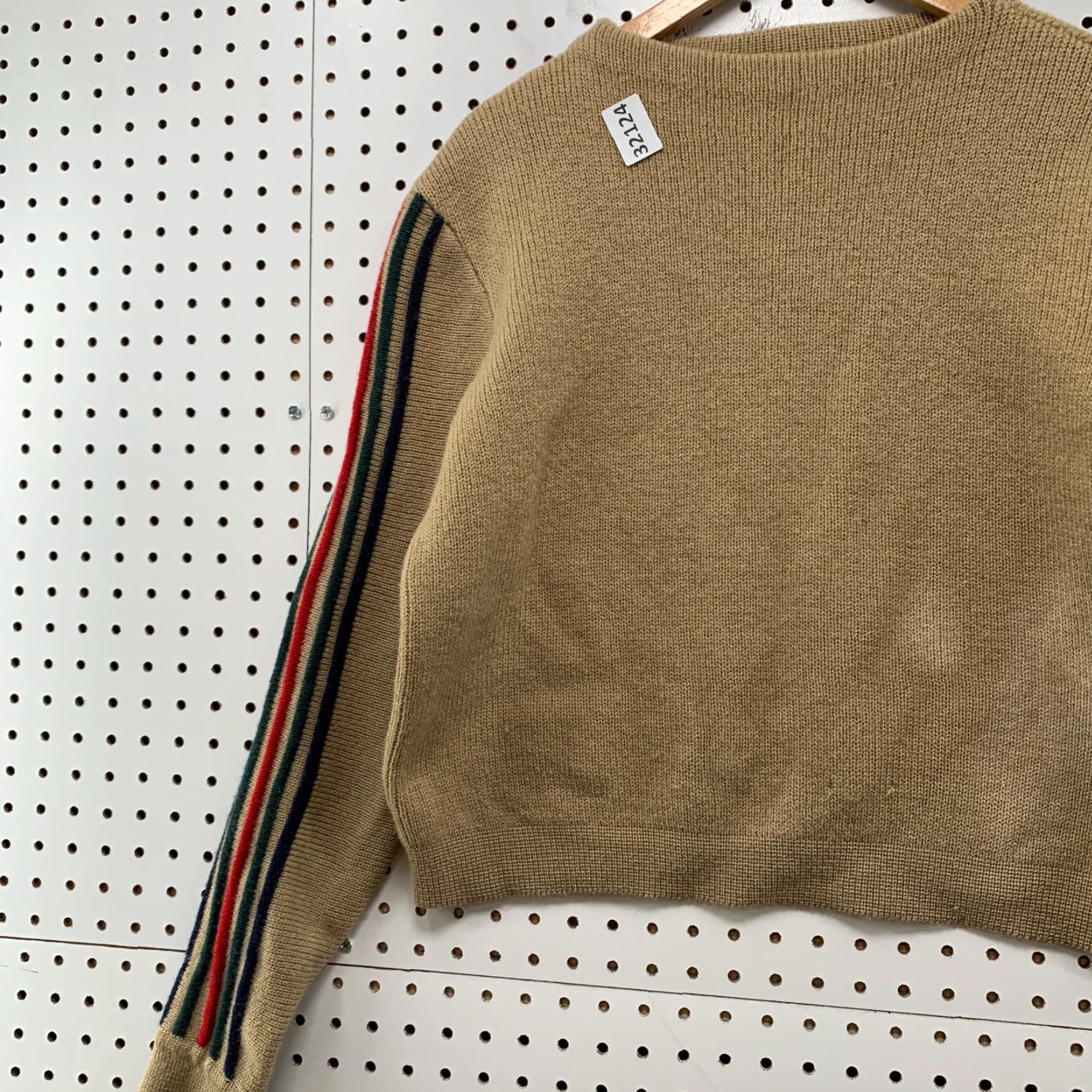 Gant VINTAGE GANT Wool Sweater Mens Pullover M Brown 100% Wool Knit Long Sleeve 21.5x21.5 Mens Sweater Size US M / EU 48-50 / 2 - 4 Thumbnail