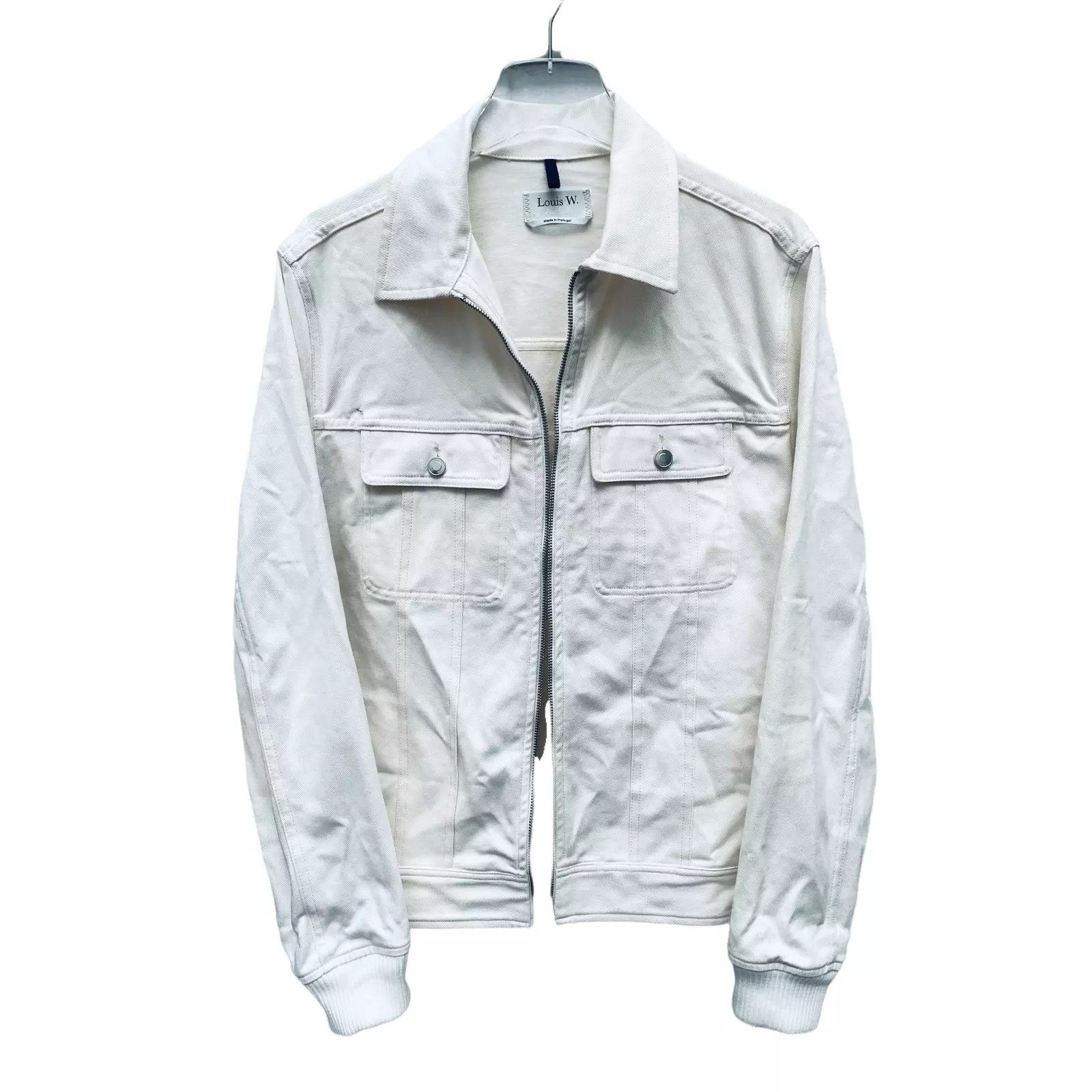 A.P.C. White Denim Jacket Size US M / EU 48-50 / 2 - 1 Thumbnail