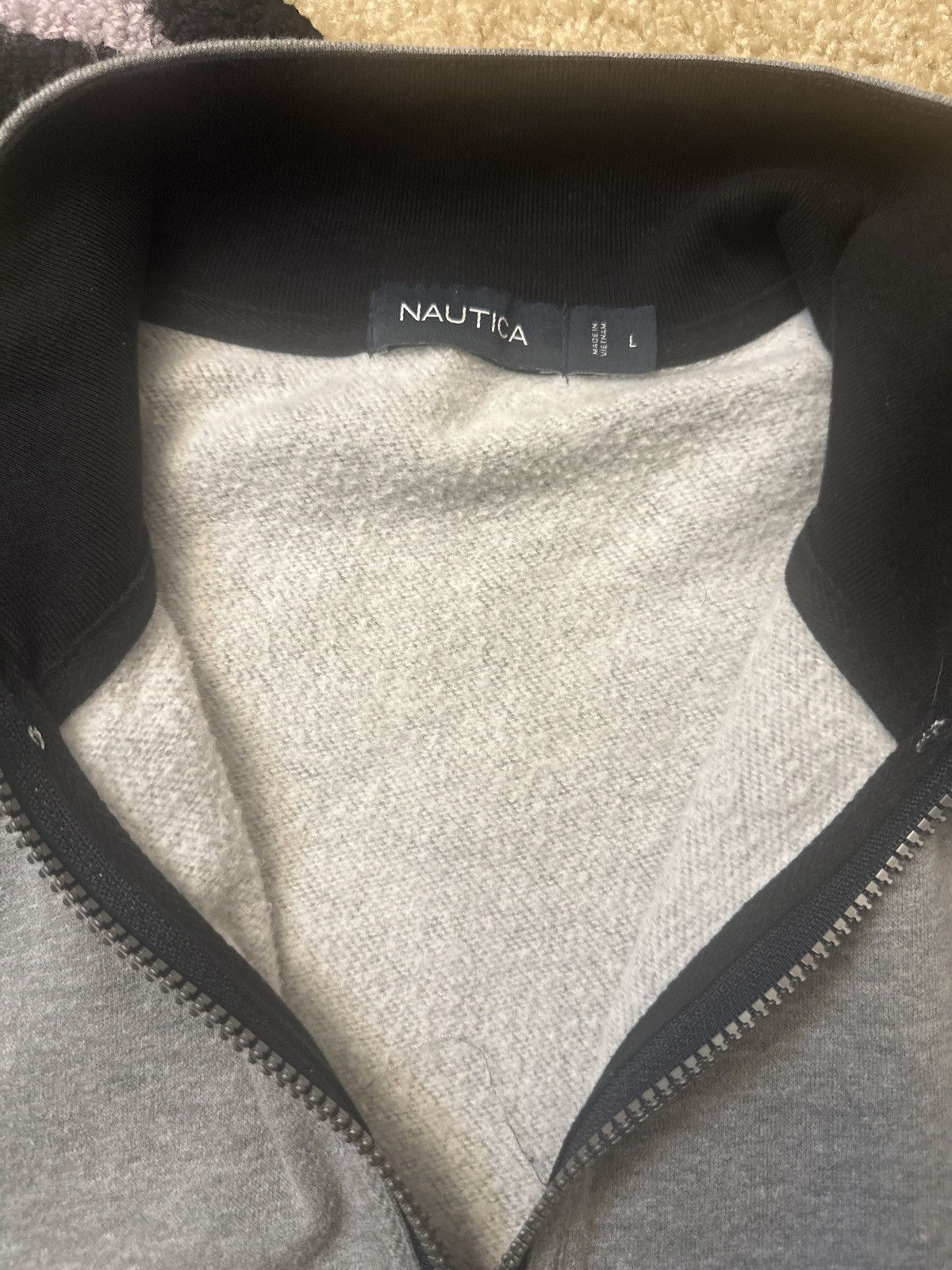 Nautica Nautica grey quarter zip Size US L / EU 52-54 / 3 - 4 Thumbnail