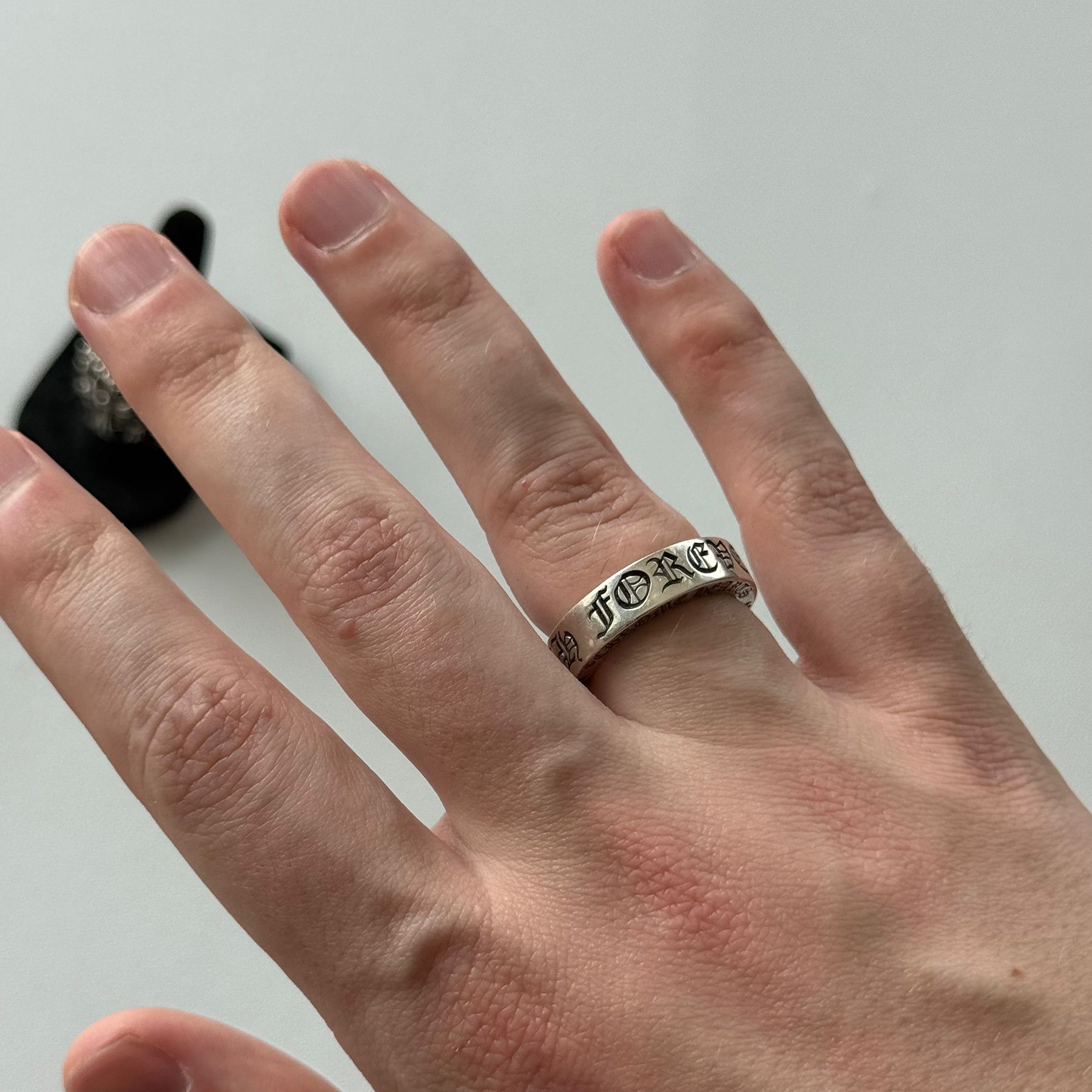 Chrome Hearts Chrome Hearts CH Forever Ring Size ONE SIZE - 17 Thumbnail