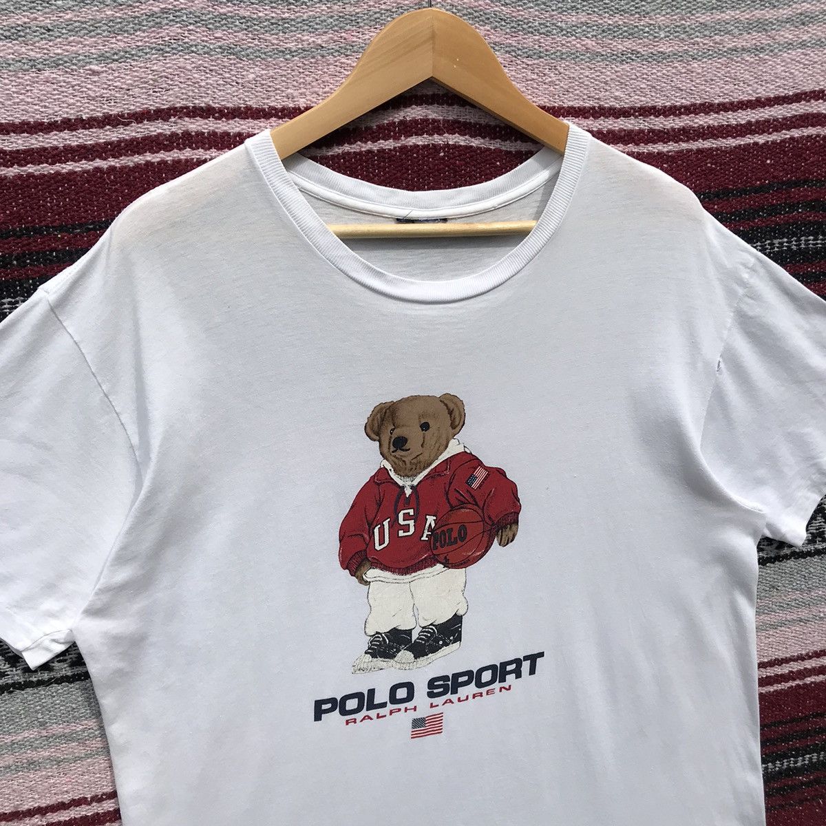 Vintage Vintage 90s Polo Bear By Ralph Lauren Shirt Polo Bear Size US L / EU 52-54 / 3 - 5 Thumbnail