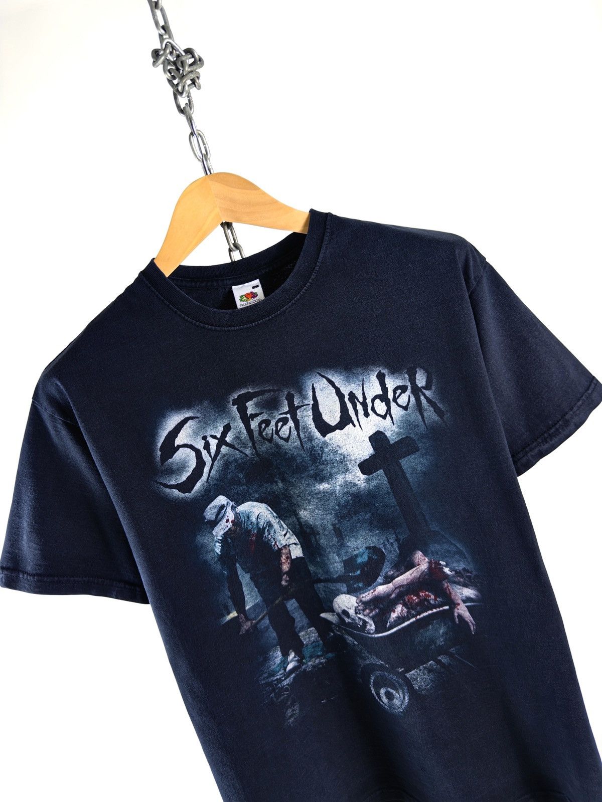 Band Tees 00s Vintage Six Feet Under Dead Meat Death Metal Rock Tee Size US L / EU 52-54 / 3 - 5 Thumbnail