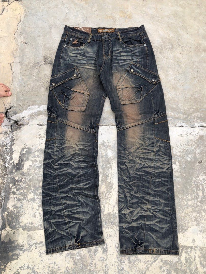 If Six Was Nine Japanese fading denim flare Size US 33 - 1 Thumbnail
