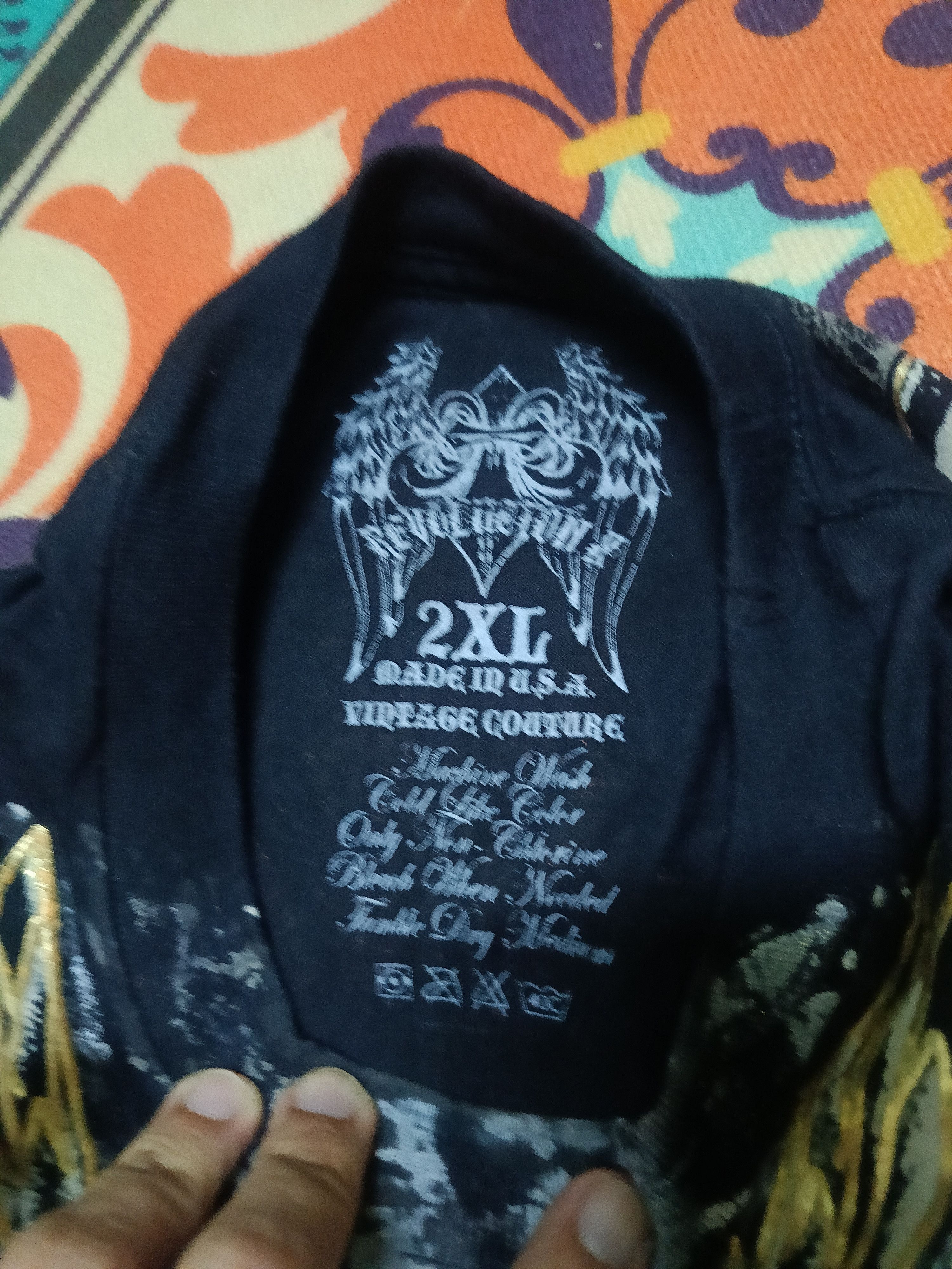 Affliction × Japanese Brand Vtg Revolution Affliction tees Size US L / EU 52-54 / 3 - 6 Thumbnail