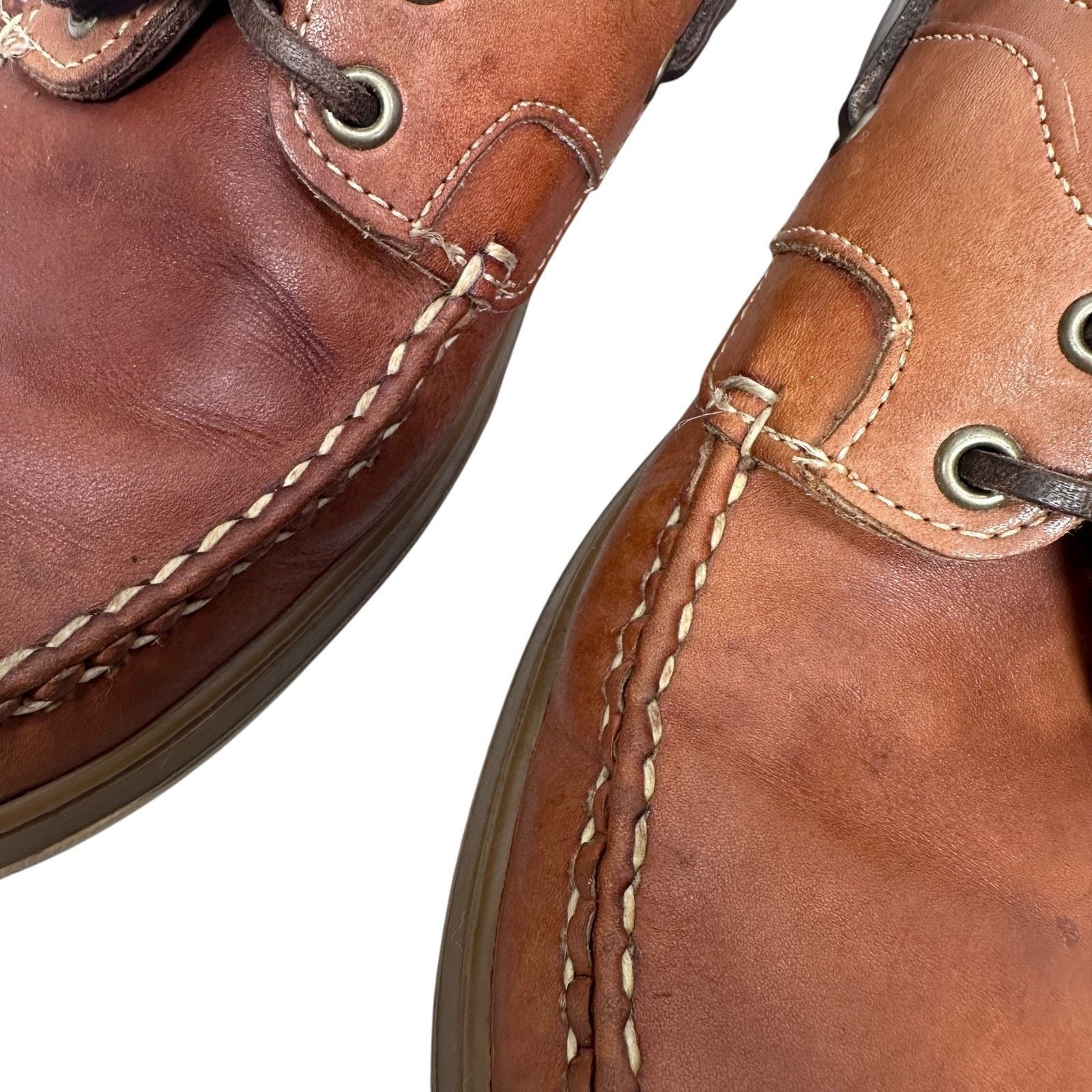 Allen Edmonds Allen Edmonds Eastport Boat Shoes Men US 9 D Brown Loafers Size US 9 / EU 42 - 9 Thumbnail
