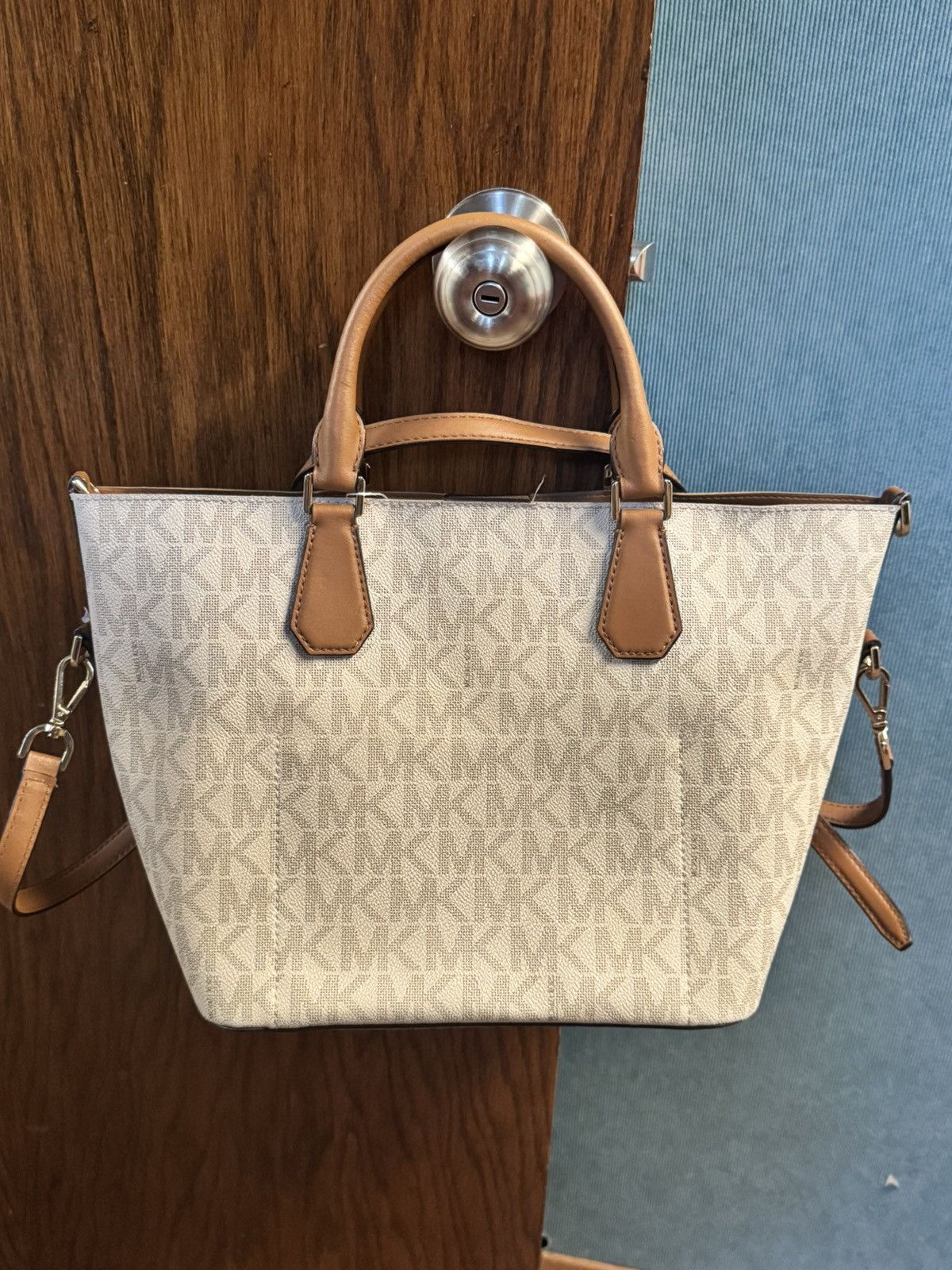 Michael Kors MK - Greenwich Large MK logo grab bag Size ONE SIZE - 2 Thumbnail
