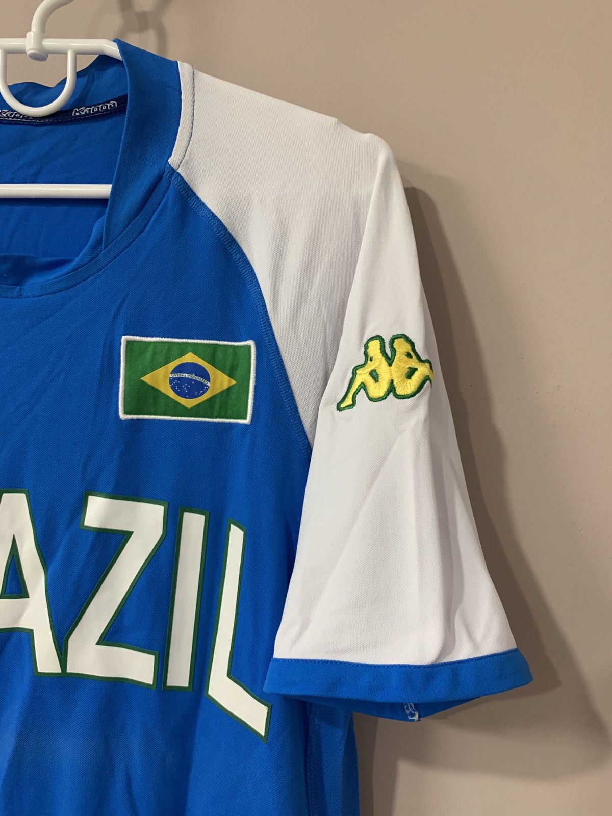 Brazil Vintage Football Shirt Kappa Soccer Jersey Retro Sz M