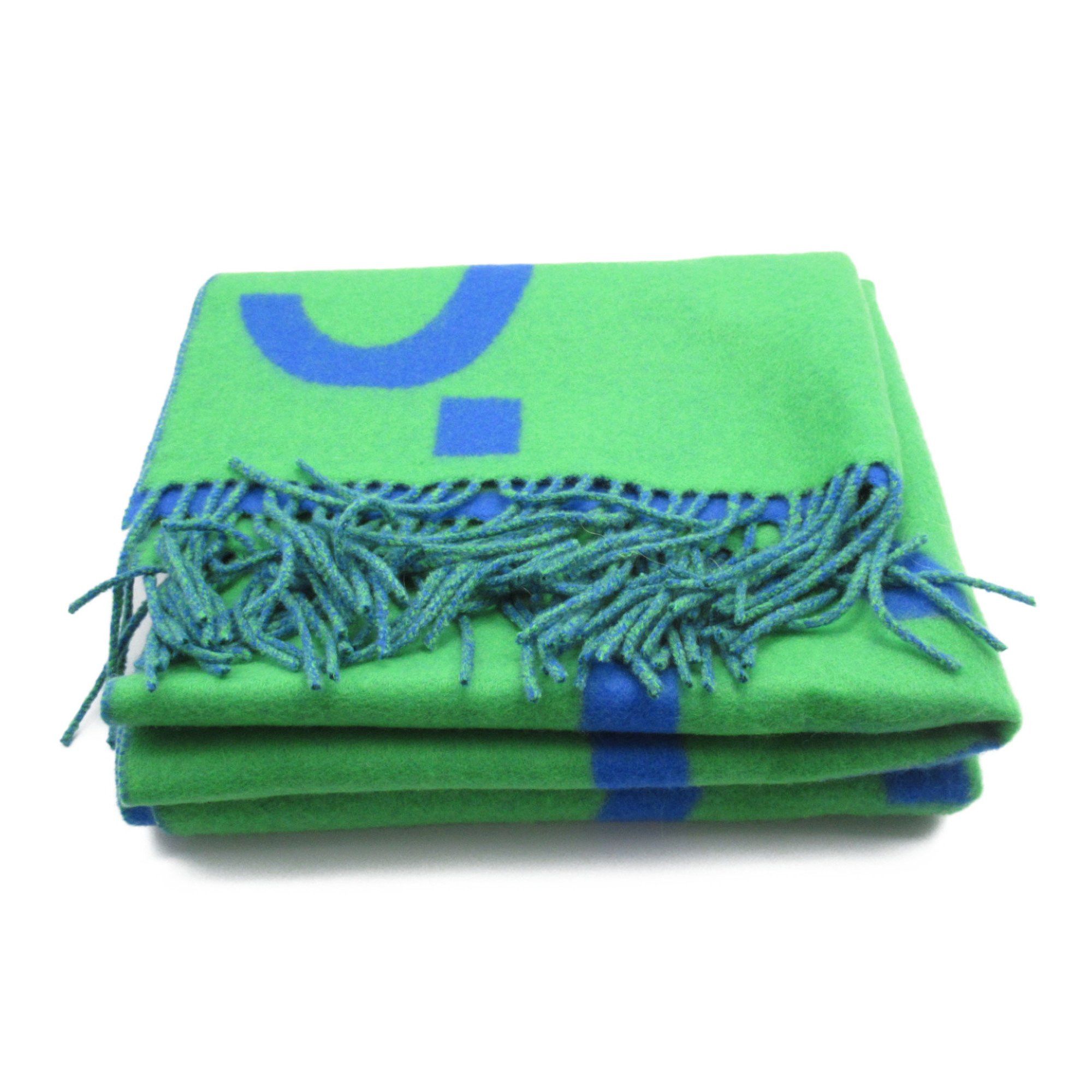 image of Gucci Scarf Green Wool 7265263Gakn3468, Women's
