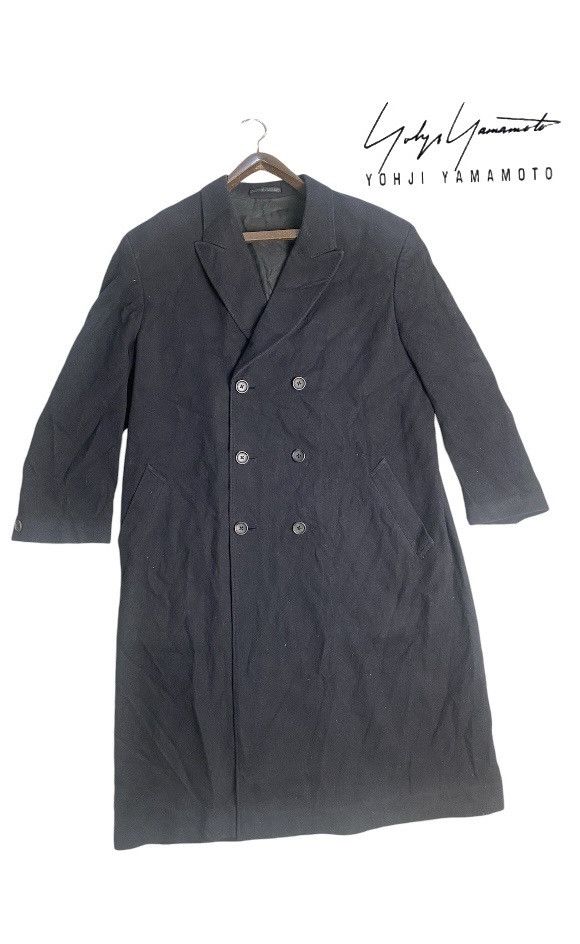 Yohji Yamamoto Vintage Japanese fashion Master Yohji Yamamoto Wool coat Size US M / EU 48-50 / 2 - 3 Thumbnail