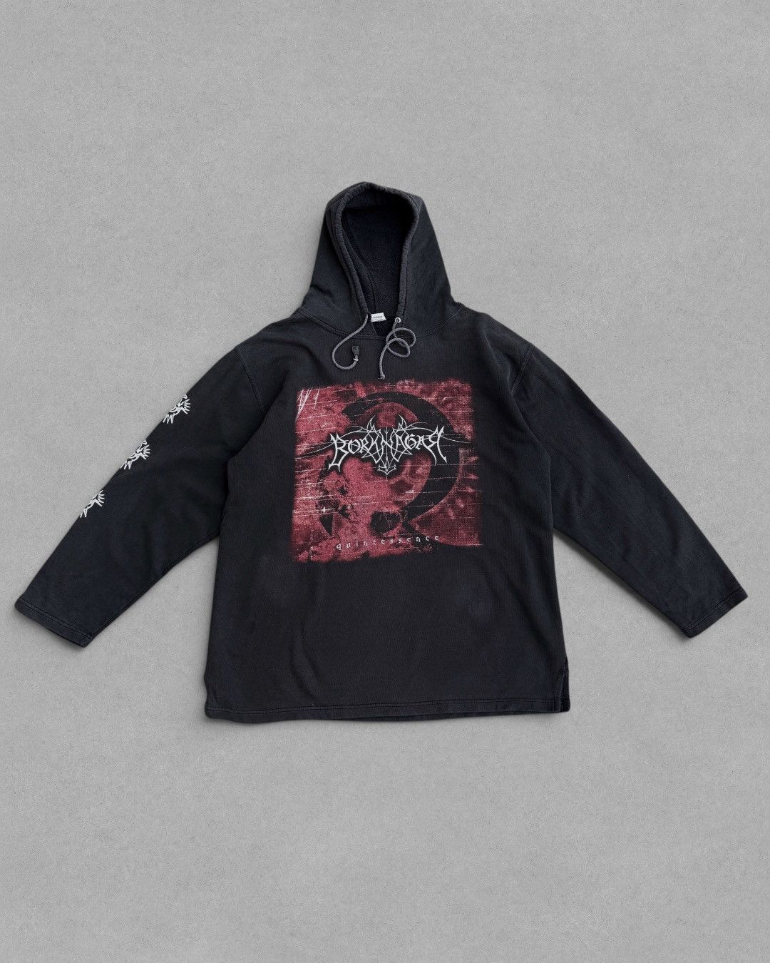 Band Tees 2000's BORKNAGAR Quintessence Black Metal Band Hoodie Size US XL / EU 56 / 4 - 1 Thumbnail