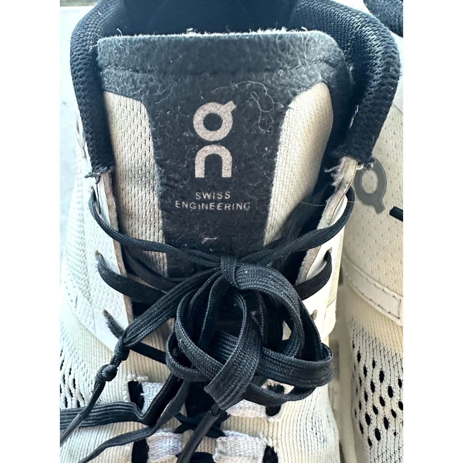 Vintage On Running Women's Cloud X Textile Synthetic Trainers White/Black Shoes, 8 M Size US 8 / IT 38 - 4 Thumbnail