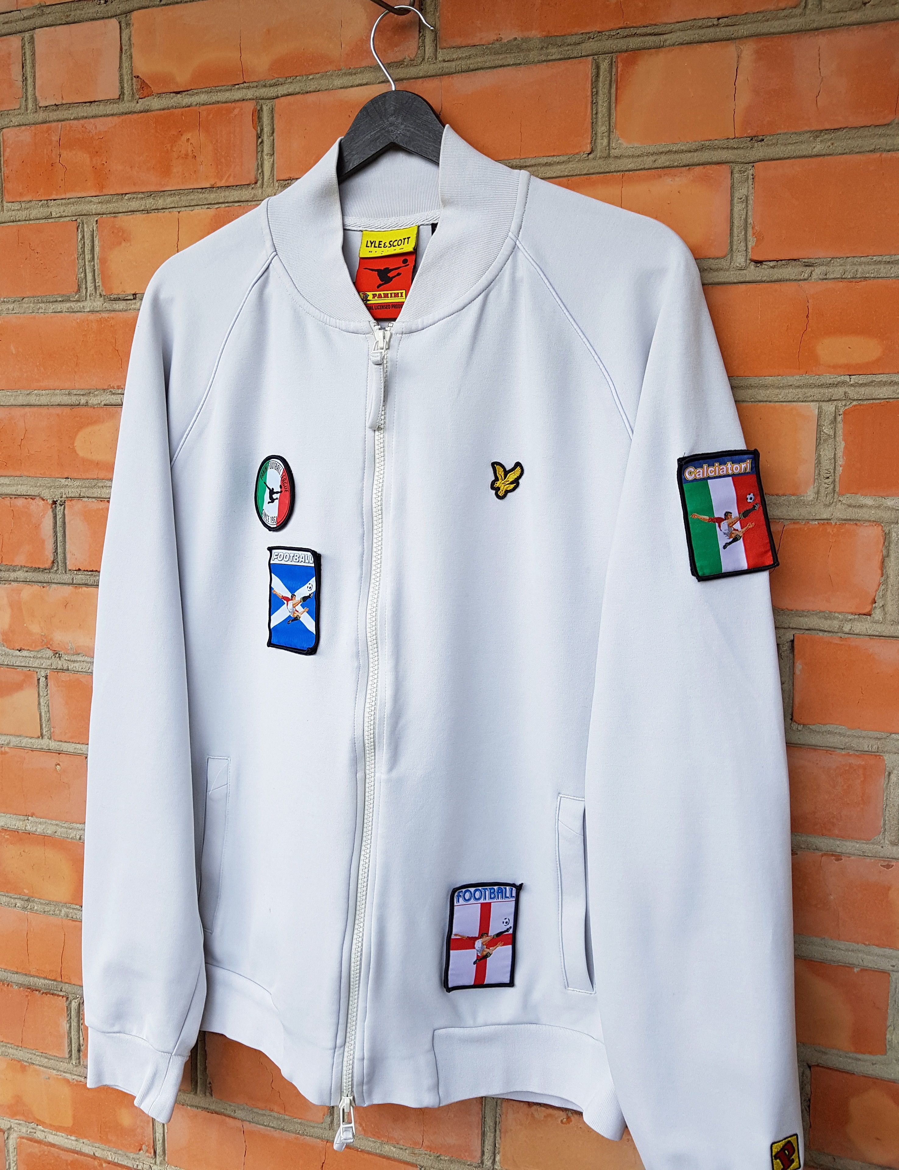 Lyle & Scott RARE Lyle & Scott x Panini Patched Track Top Full Zip Jacket Size US M / EU 48-50 / 2 - 2 Thumbnail
