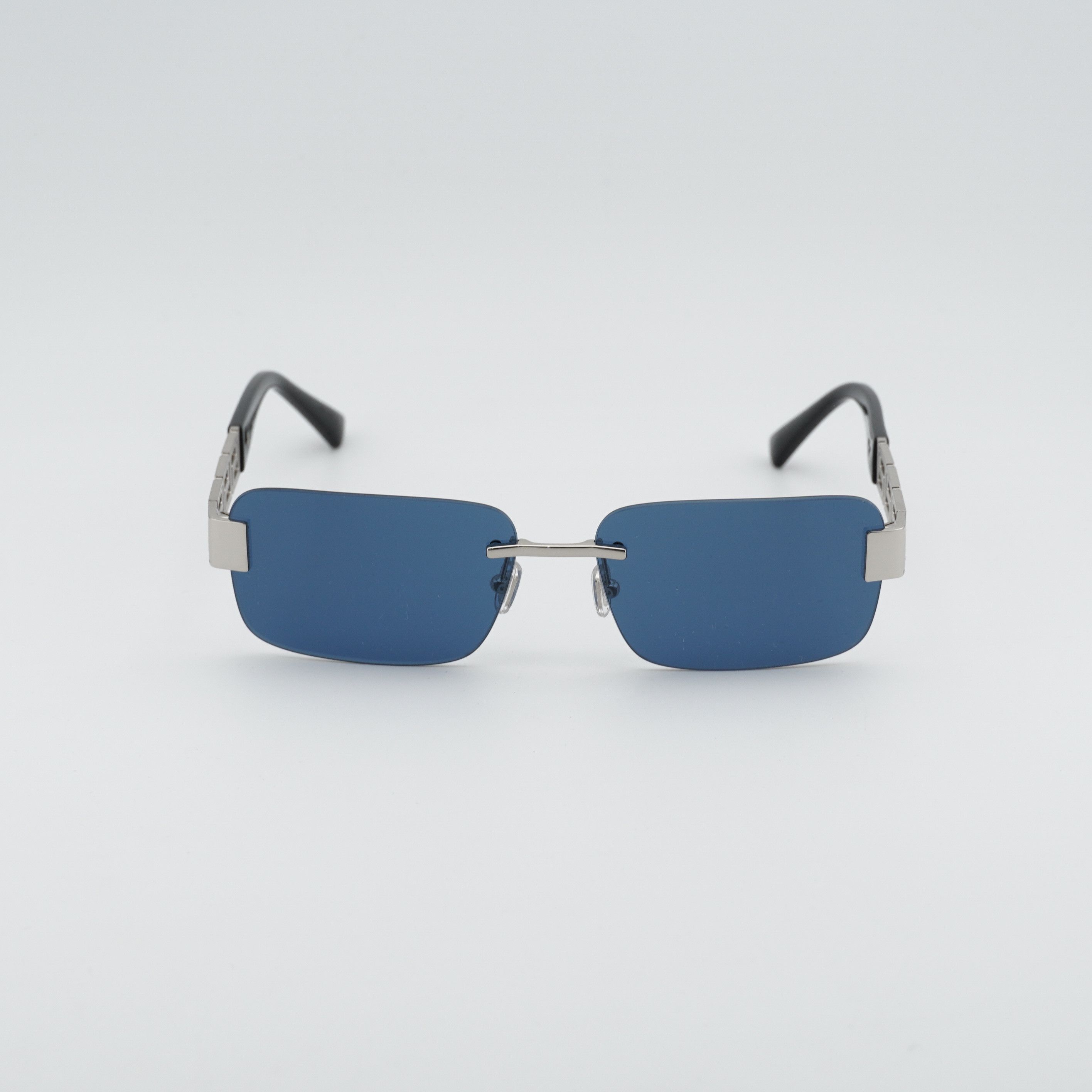 Versace Versace VE2298 1001/80 Sunglasses Silver Rectangle Frame Size ONE SIZE - 5 Thumbnail