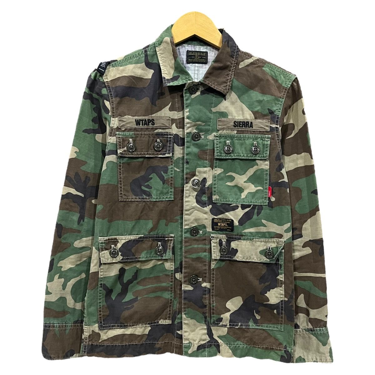 Shirt Jacket Wtaps Jacket Camo Wtaps Jungle LS-02 Camo Jacket, 男