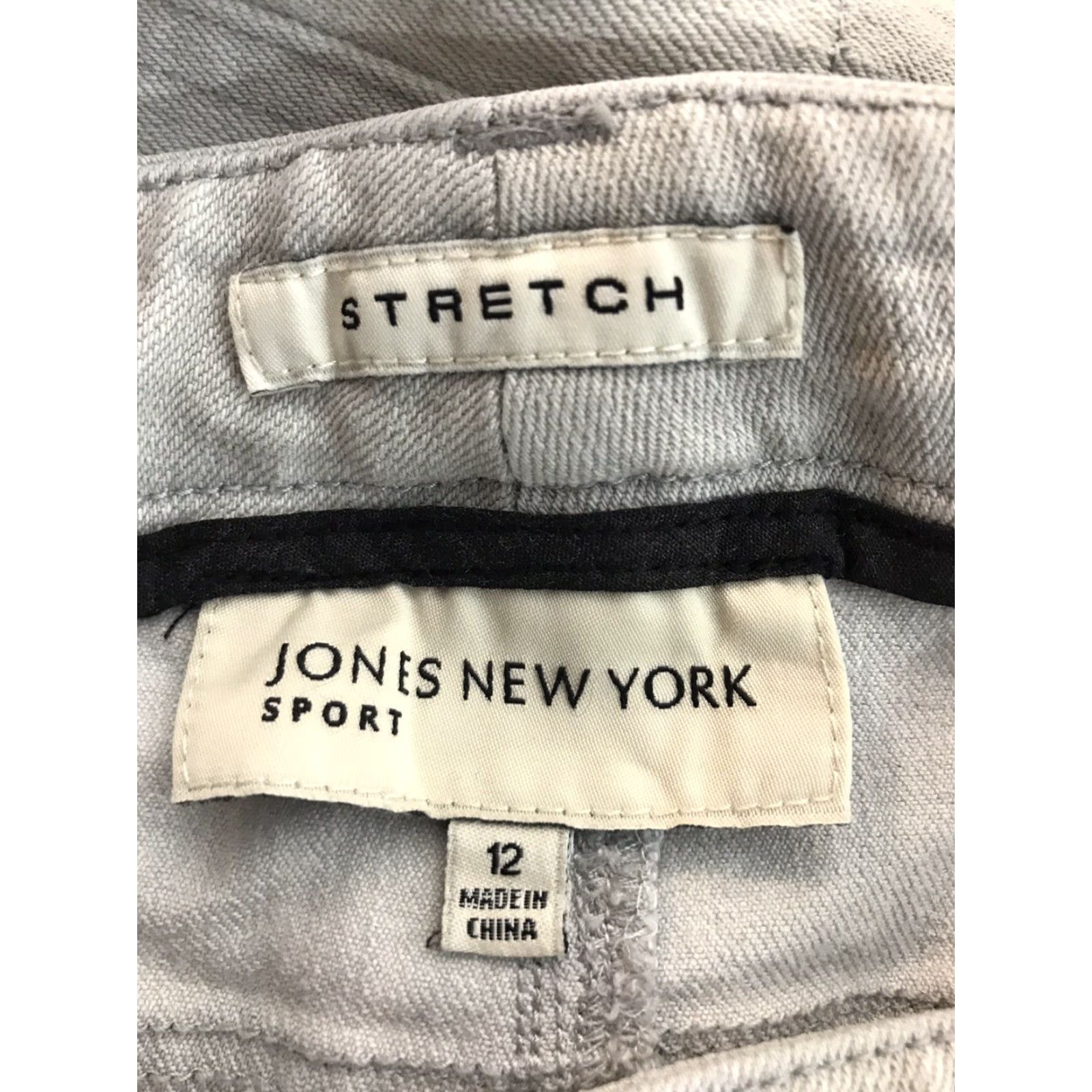 Jones New York Jones New York Sport Jeans Womens Size 12 Gray Wash Straight LT Size 34" / US 12 / IT 48 - 7 Thumbnail