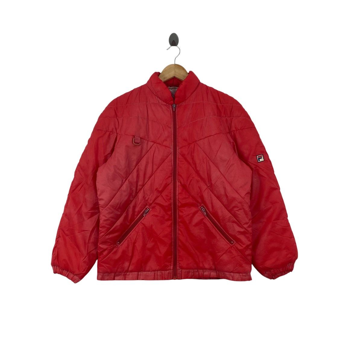 Fila Vintage FILA Puffer Jacket Quilted Spellout Logo Ski Style Size US M / EU 48-50 / 2 - 1 Thumbnail