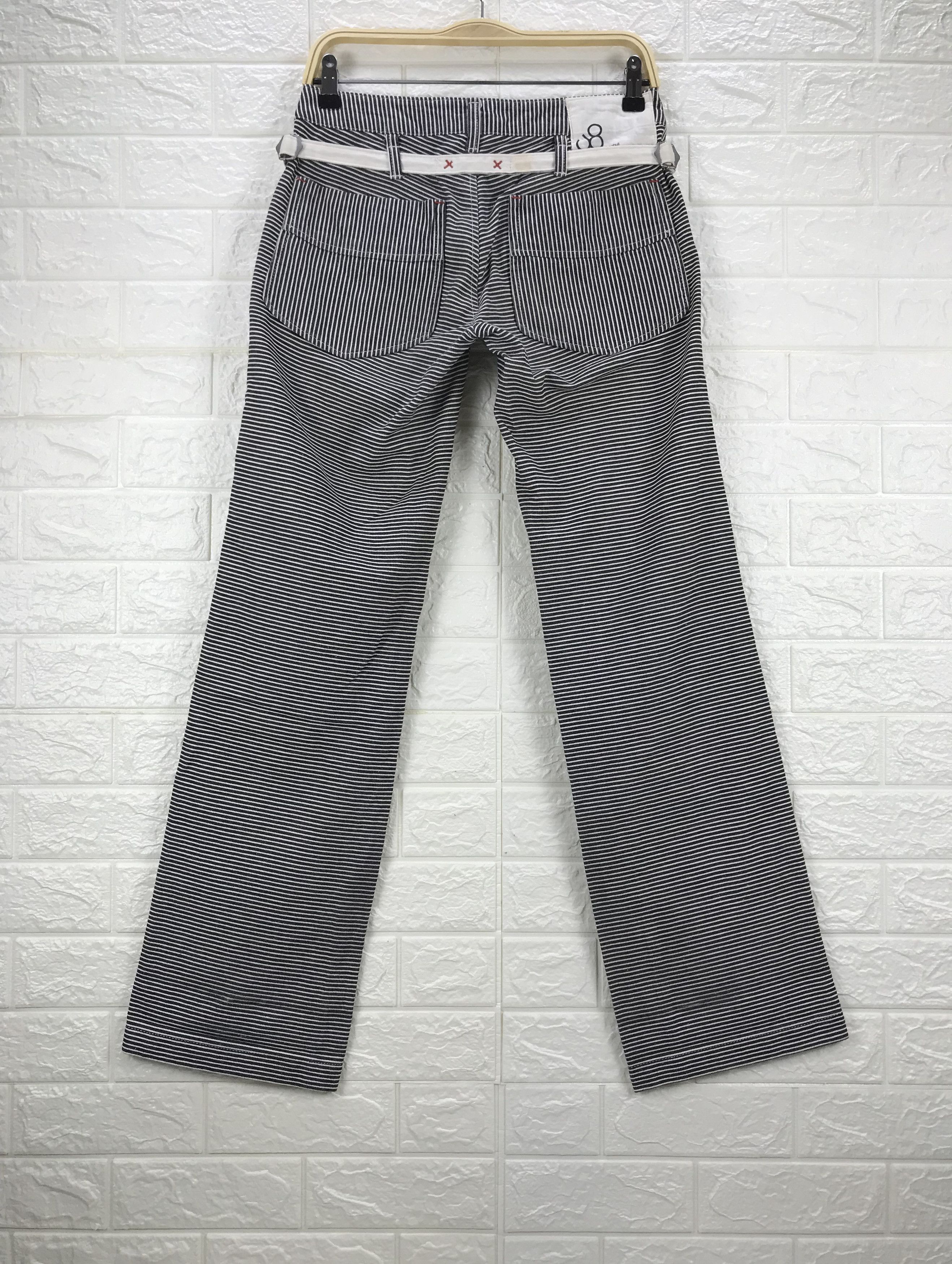Johnbull Vintage John Bull Hickory Striped Jeans Size 29" - 1 Thumbnail