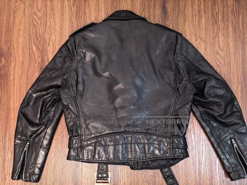 Schott Schott Cowhide motorcycle leather coat Size US XL / EU 56 / 4 - 4 Thumbnail