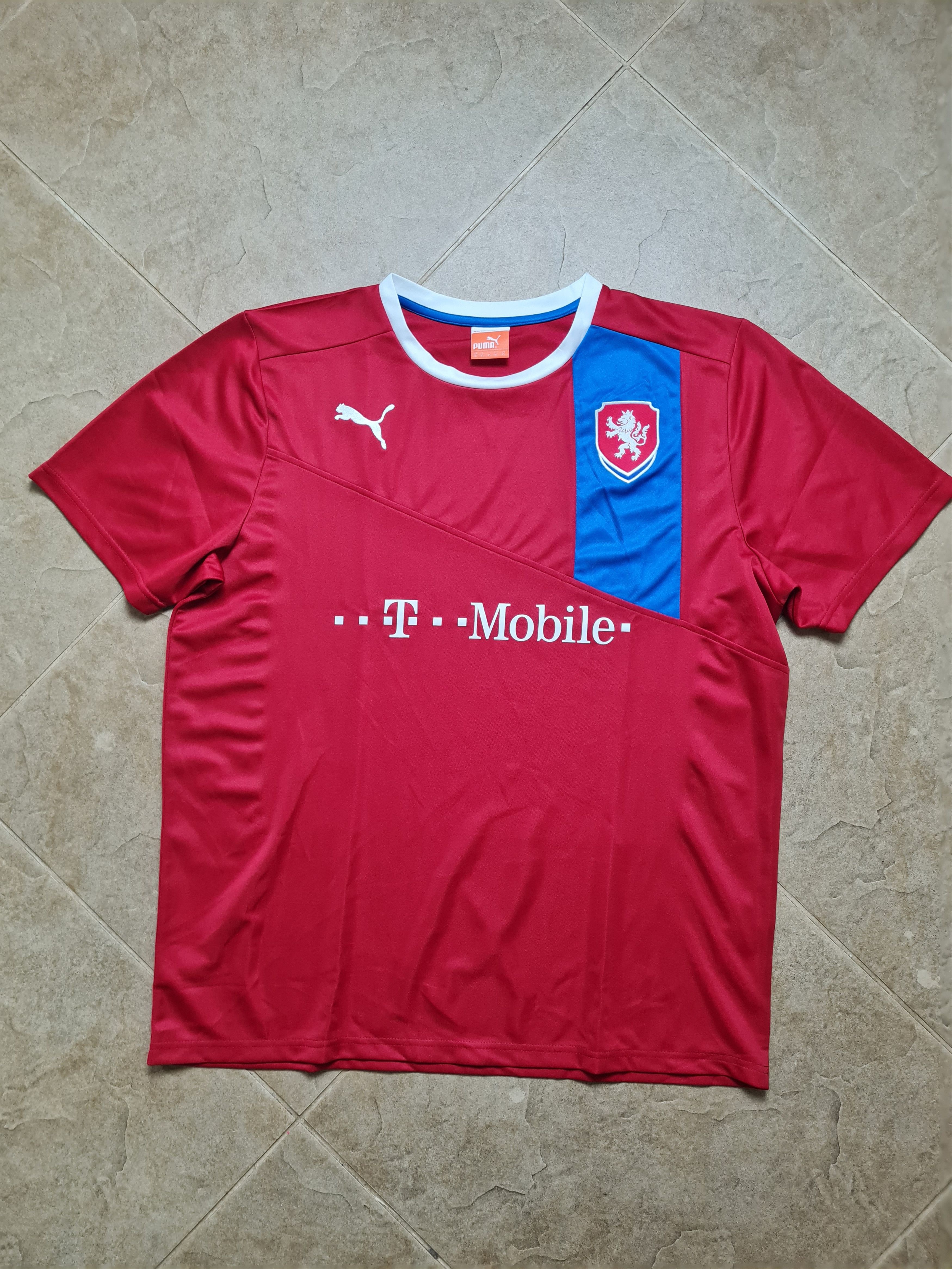 Puma JERSEY PUMA CZECH REPUBLIC 2012/013 FOOTBALL SHIRT SOCCER Size US XL / EU 56 / 4 - 1 Thumbnail