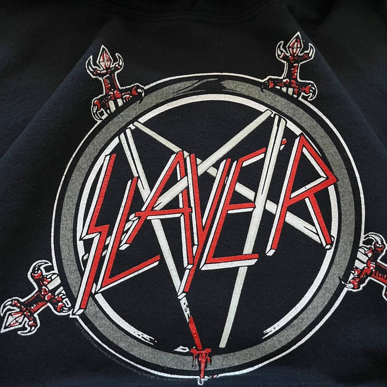 Slayer vintage hoodie slayer y2k Size US S / EU 44-46 / 1 - 4 Thumbnail
