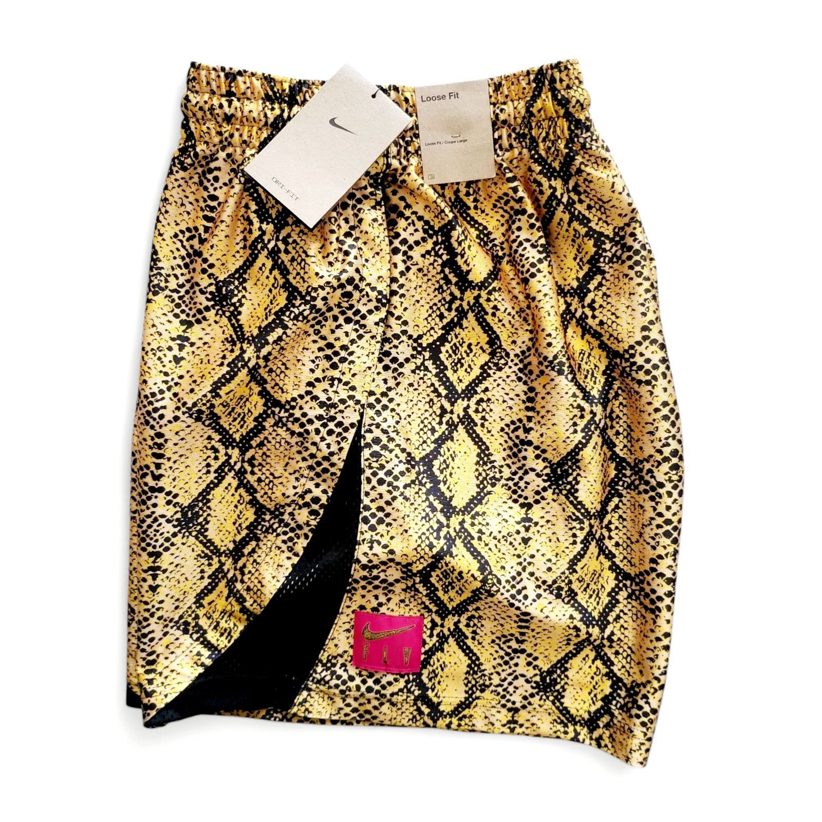 Nike NWT NIKE Rebel Fly Snake Print Women's Basketball Shorts LG Size 32" / US 10 / IT 46 - 2 Thumbnail