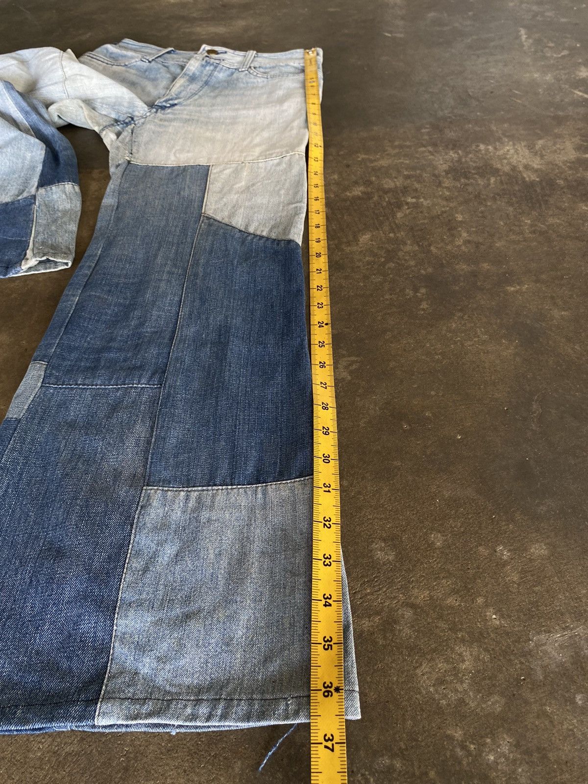 Kapital Kountry Y2k FLARE BLUSSOM IFSIXWASNINE DENIM PANTS Size US 27 - 16 Thumbnail