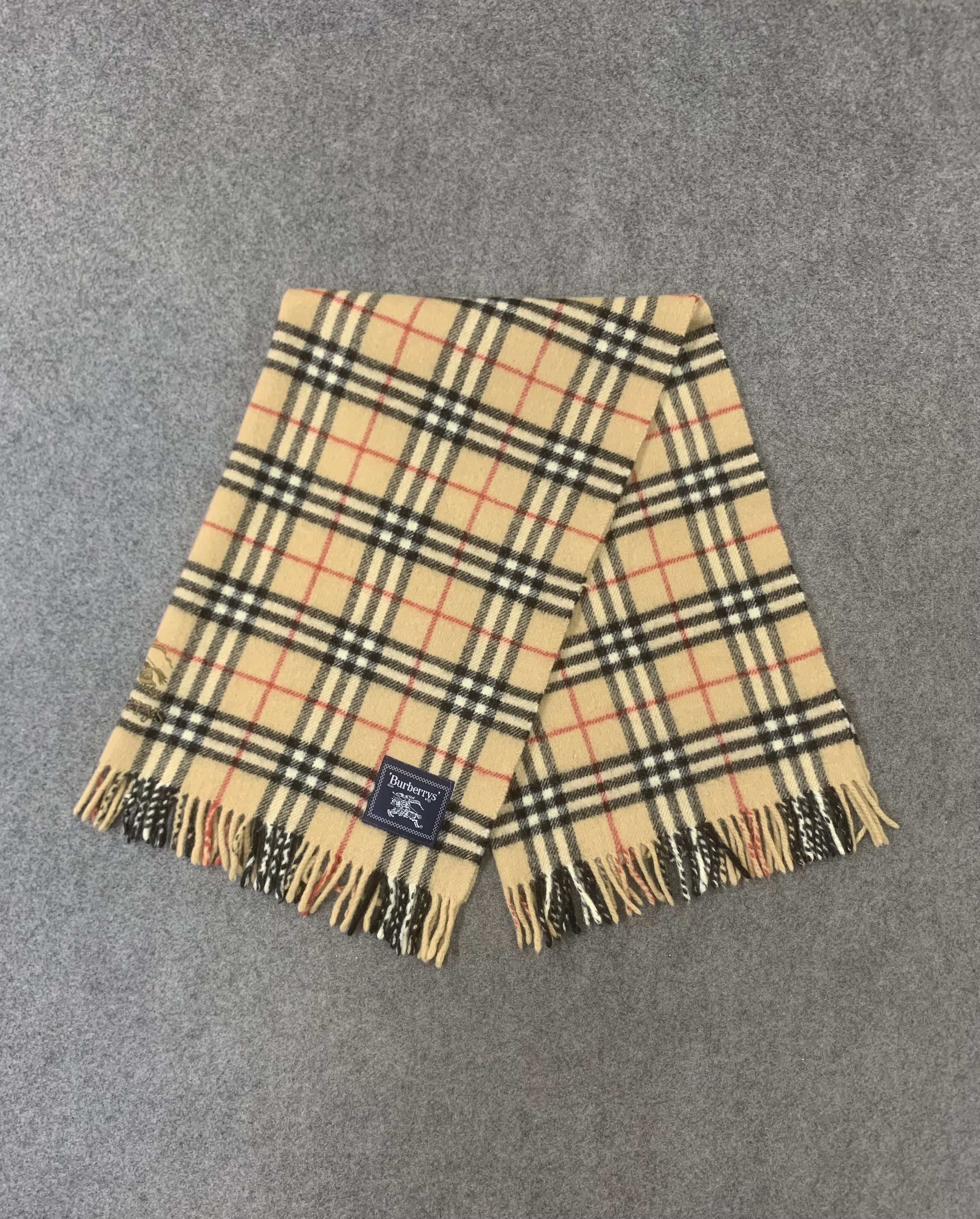 Burberry Burberry Scarf Wool Muffler Neck Wrap BL9278 Size ONE SIZE - 4 Thumbnail