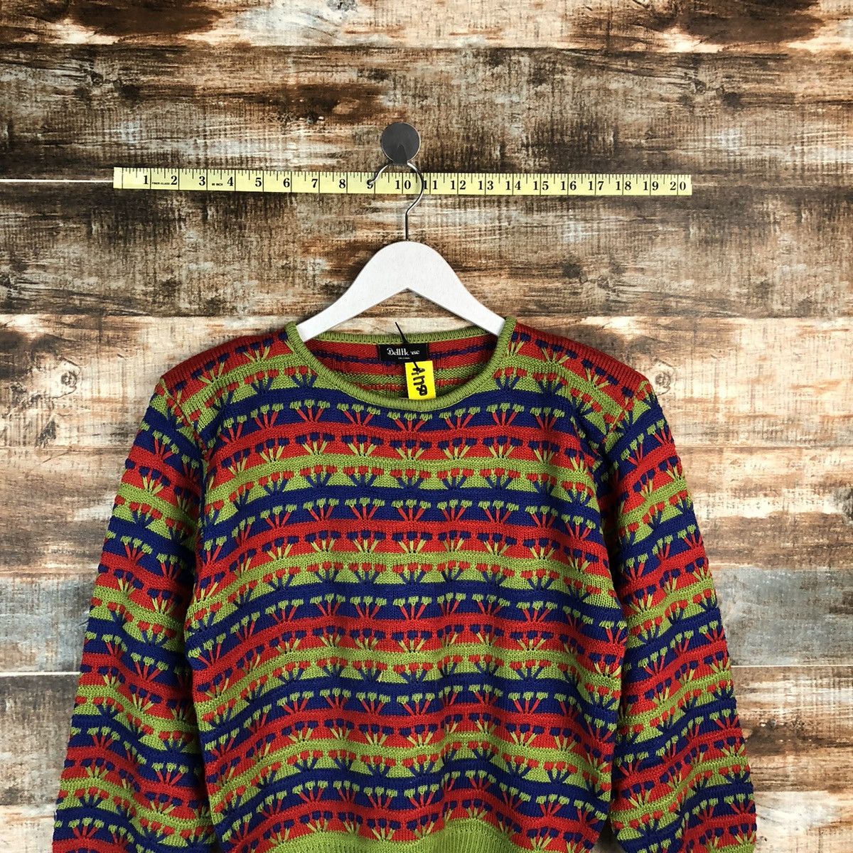Homespun Knitwear × Japanese Brand Bell House vintage streetwear Red Knitwear #A1750 Size S / US 4 / IT 40 - 2 Thumbnail