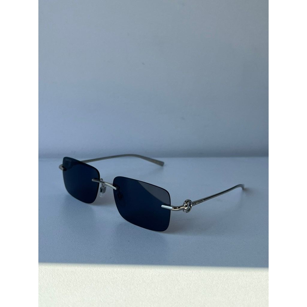 Gucci NEW Gucci GG1703S Silver Rimless Unisex Sunglasses $625 Size ONE SIZE - 5 Thumbnail