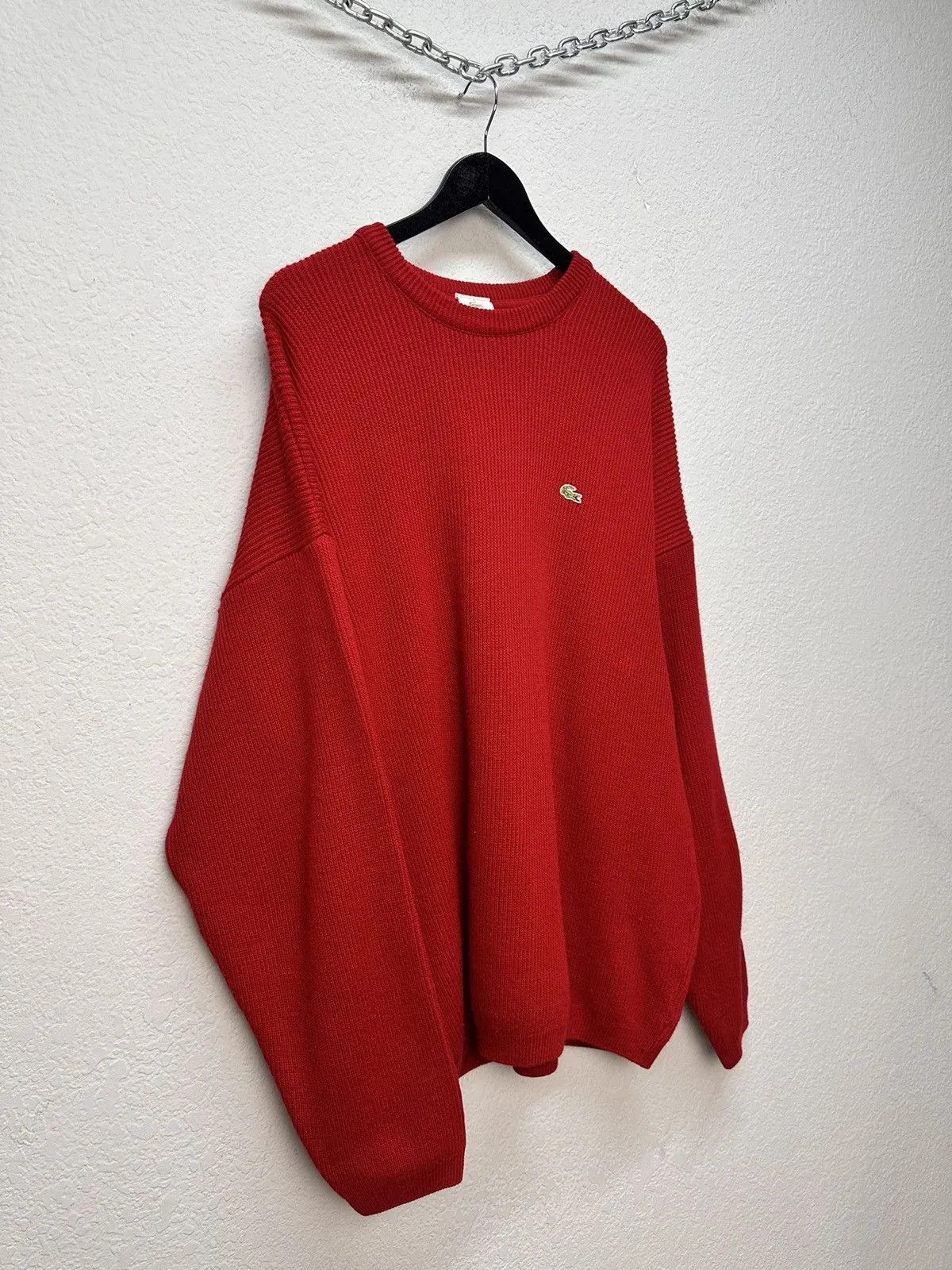 Lacoste Vintage Lacoste Sweater Wool Y2K Diesel Style Ralph Lauren Size US XL / EU 56 / 4 - 2 Thumbnail