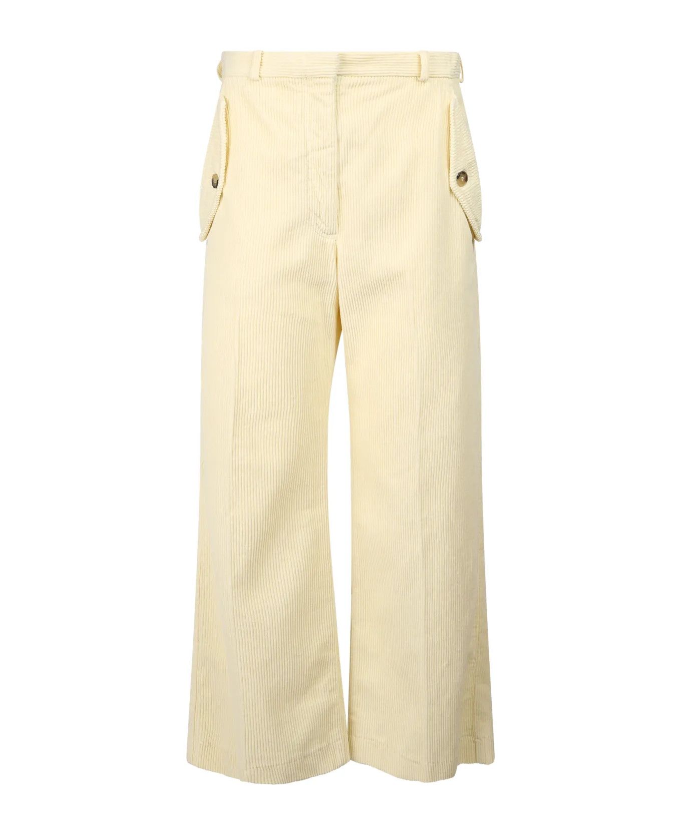 o1y1025 Casual Pant in Pastel Yellow