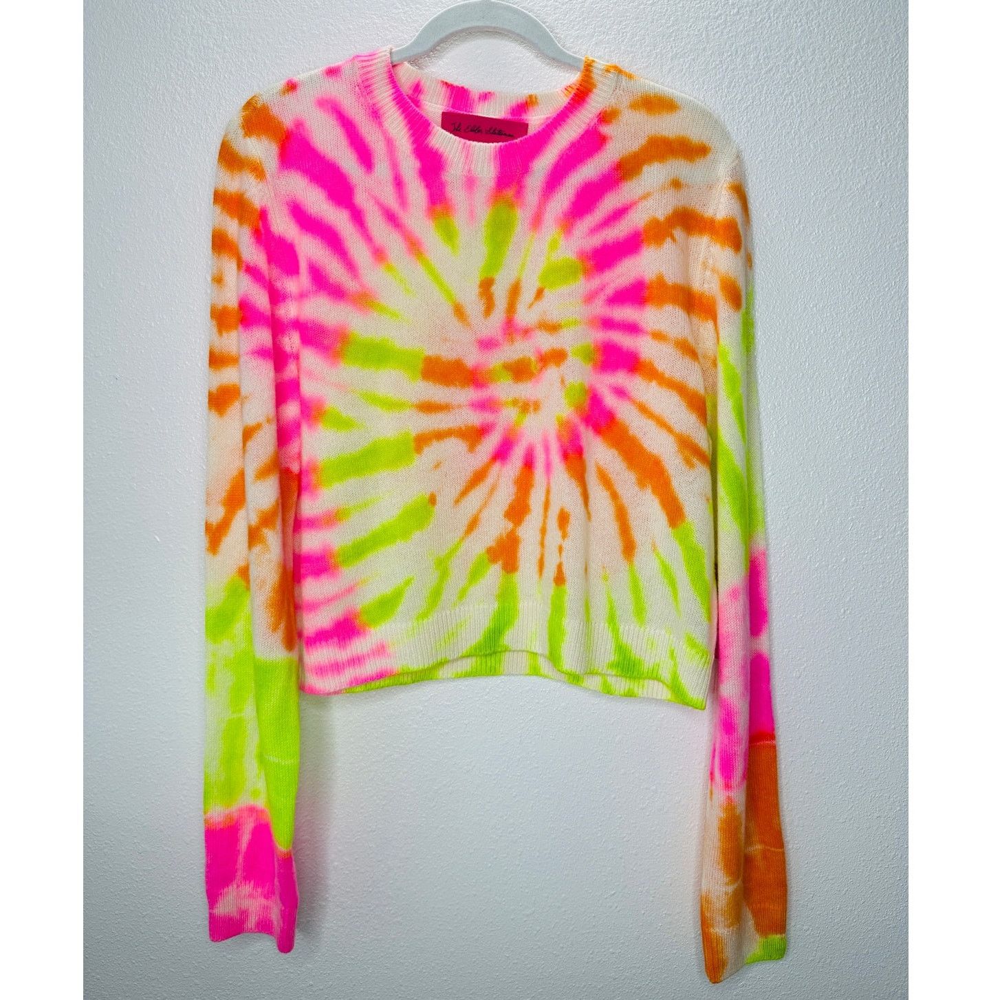 The Elder Statesman NWT The Elder Statesman Cashmere Spiral Crew Sweater L Size L / US 10 / IT 46 - 2 Thumbnail